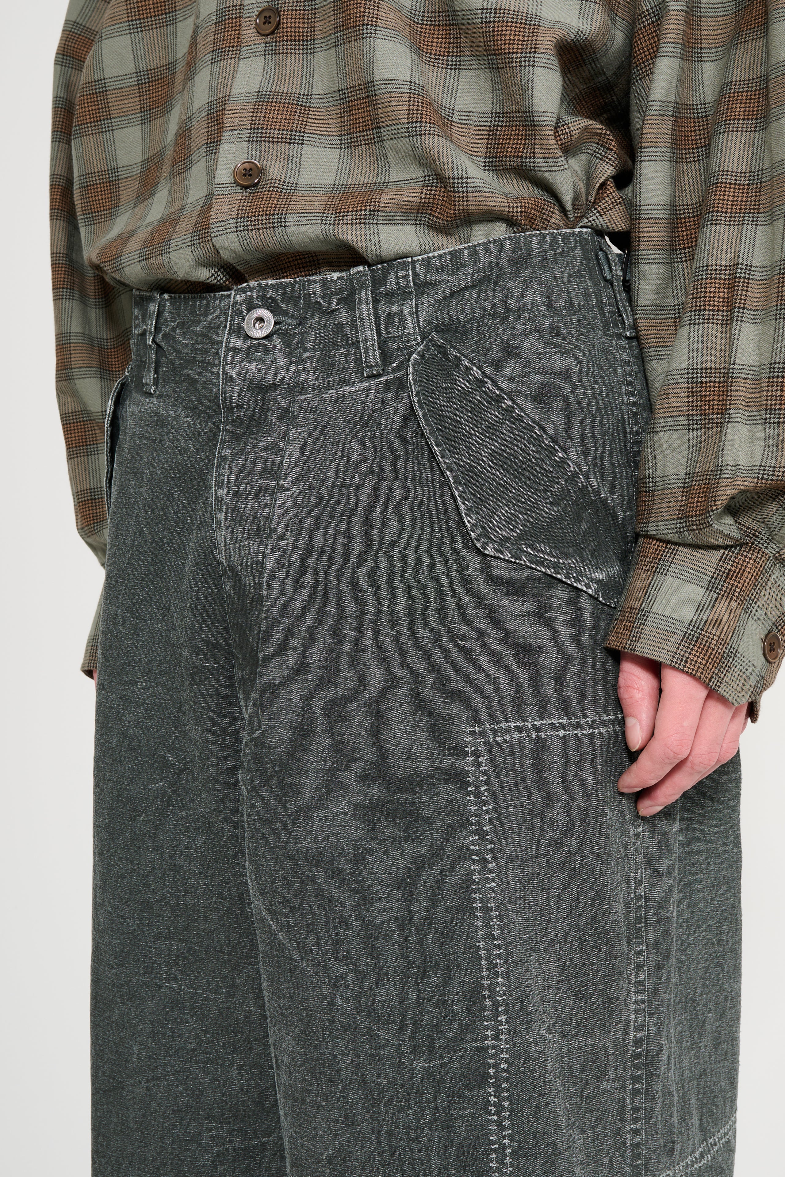 A.PRESSE M-51 Custom Pants Olive