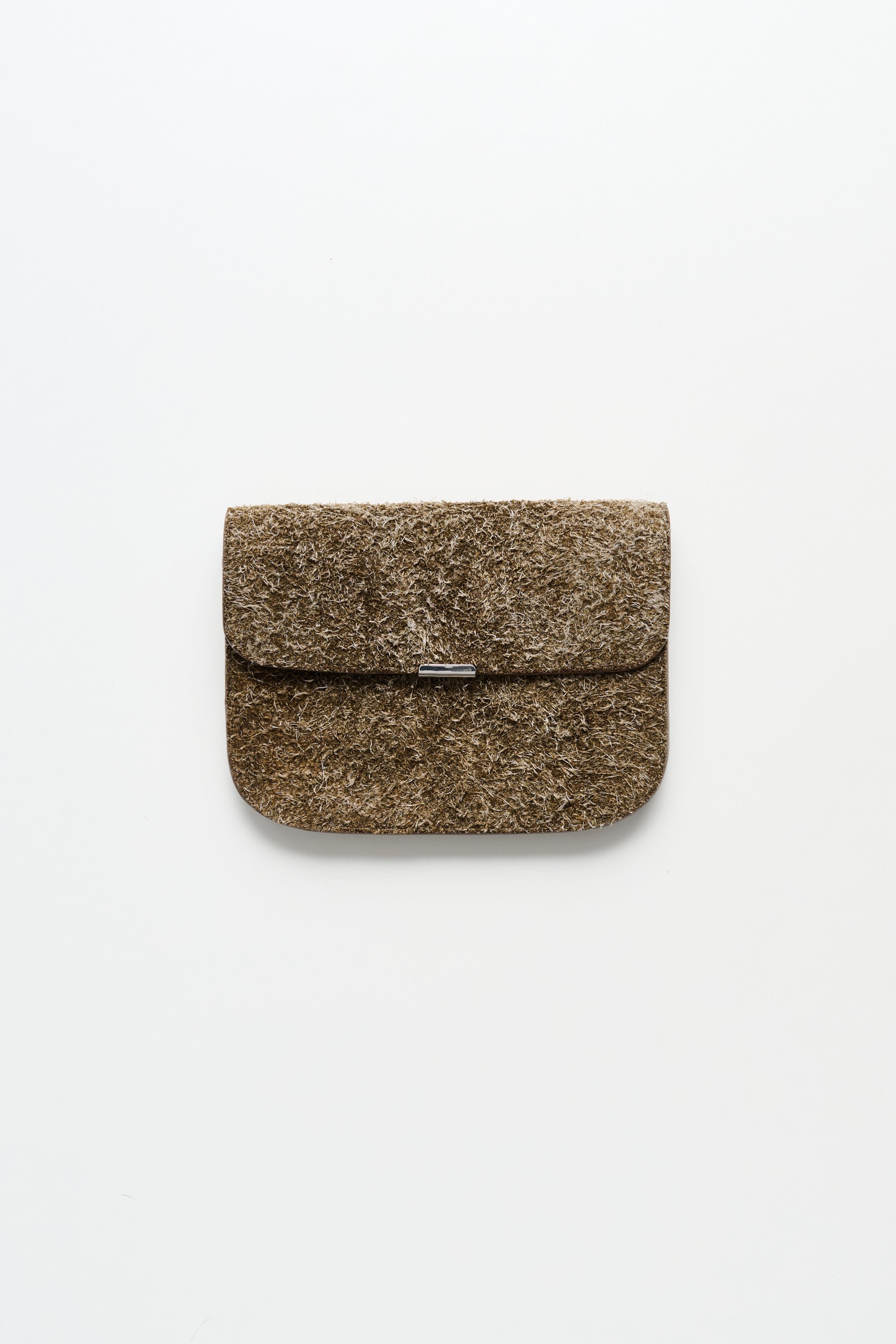 Lemaire Soft Tab Wallet Velvet Moss