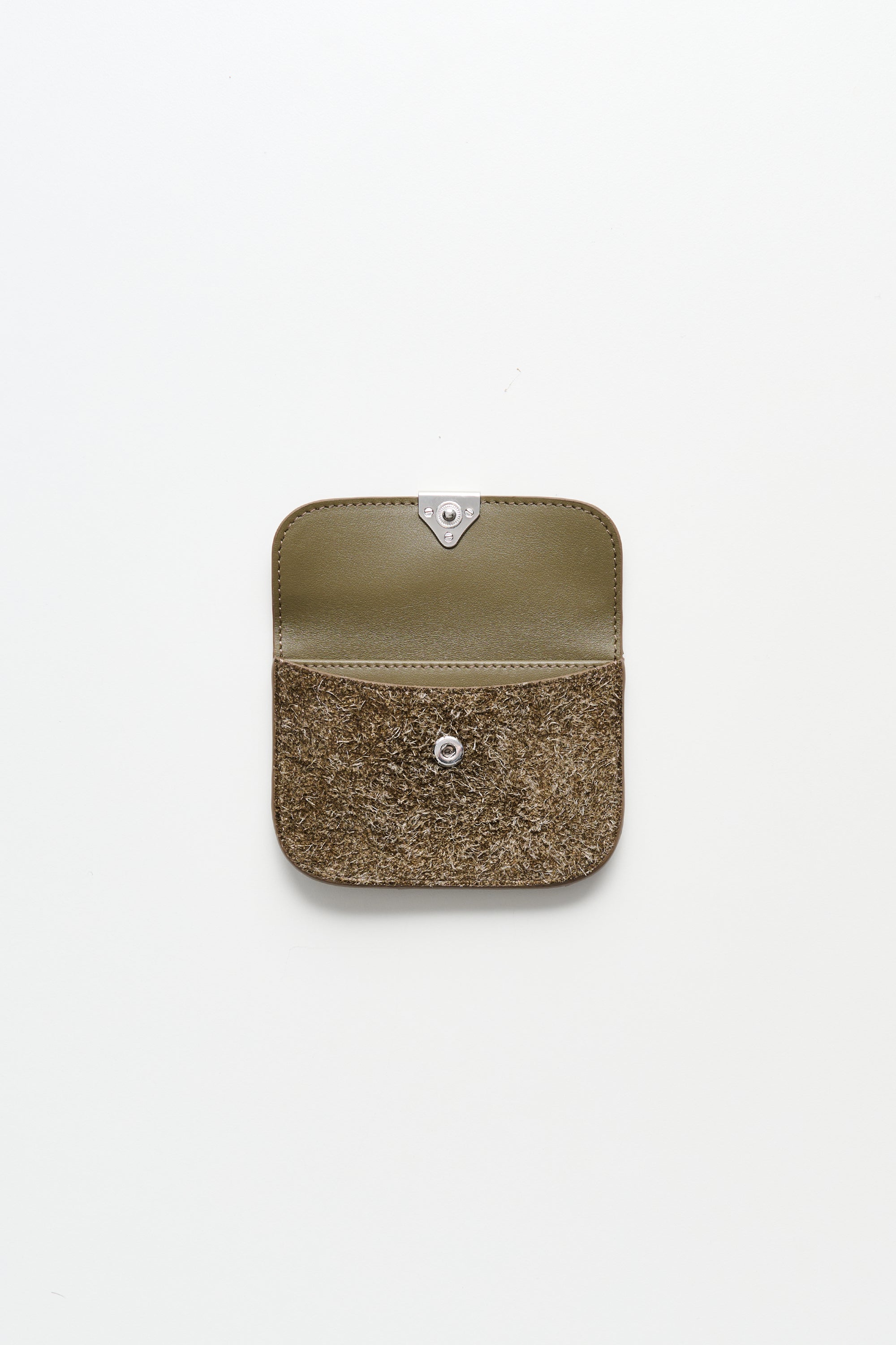 Lemaire Soft Tab Card Holder Velvet Moss