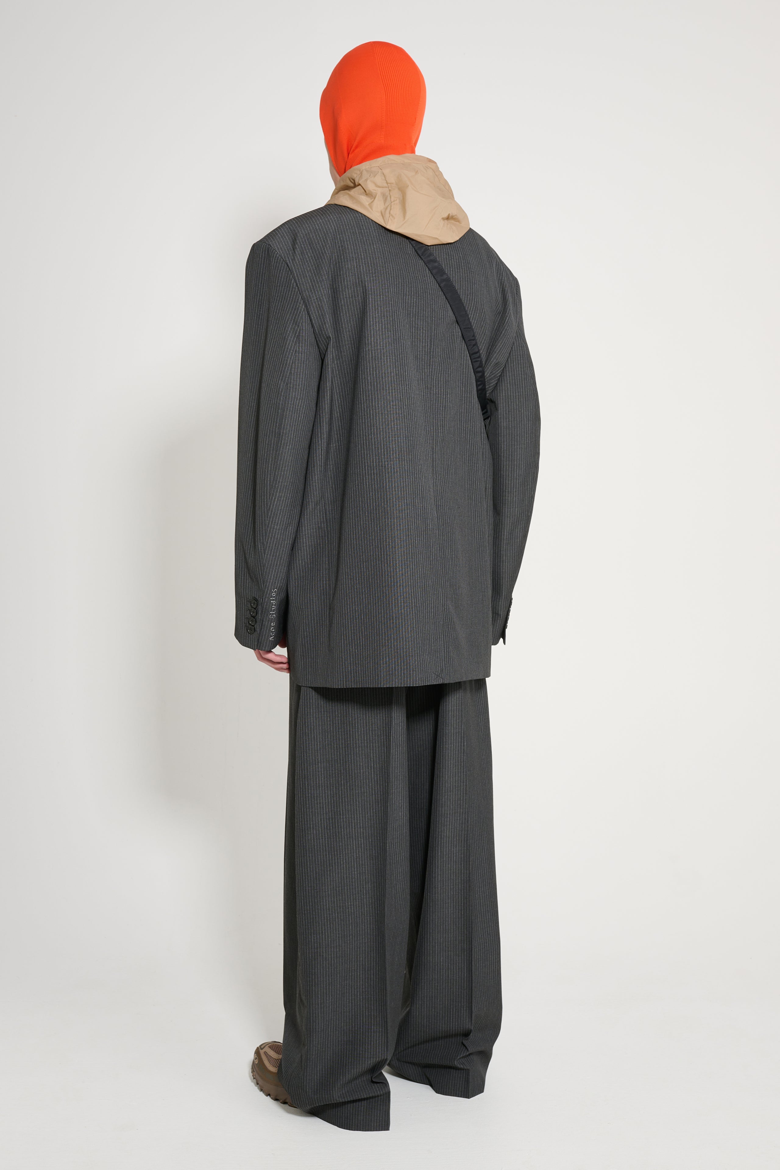 Acne Studios Relaxed Fit Suit Jacket Anthracite Grey