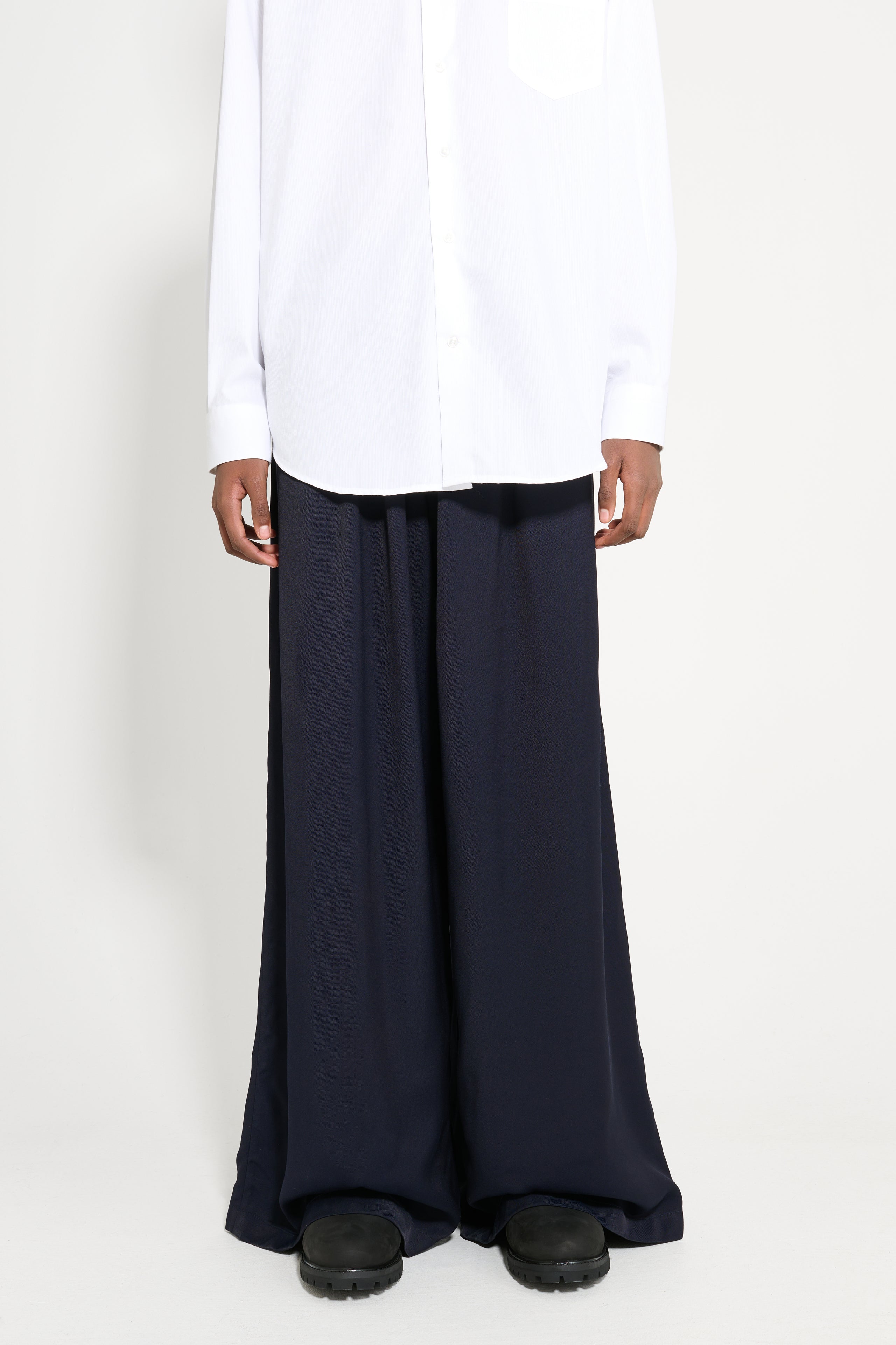 Acne Studios Casual Fluid Trouser Navy