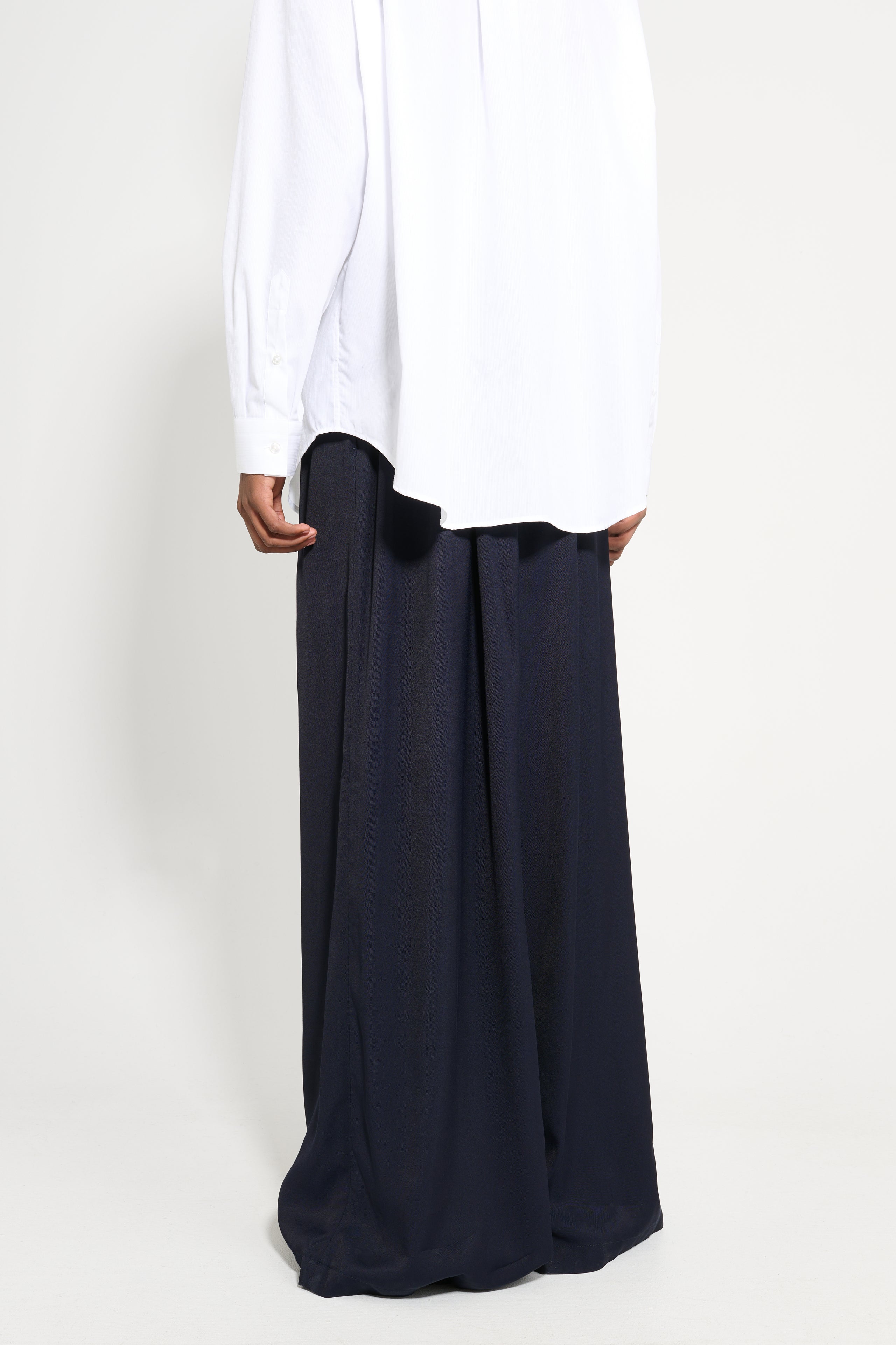 Acne Studios Casual Fluid Trouser Navy