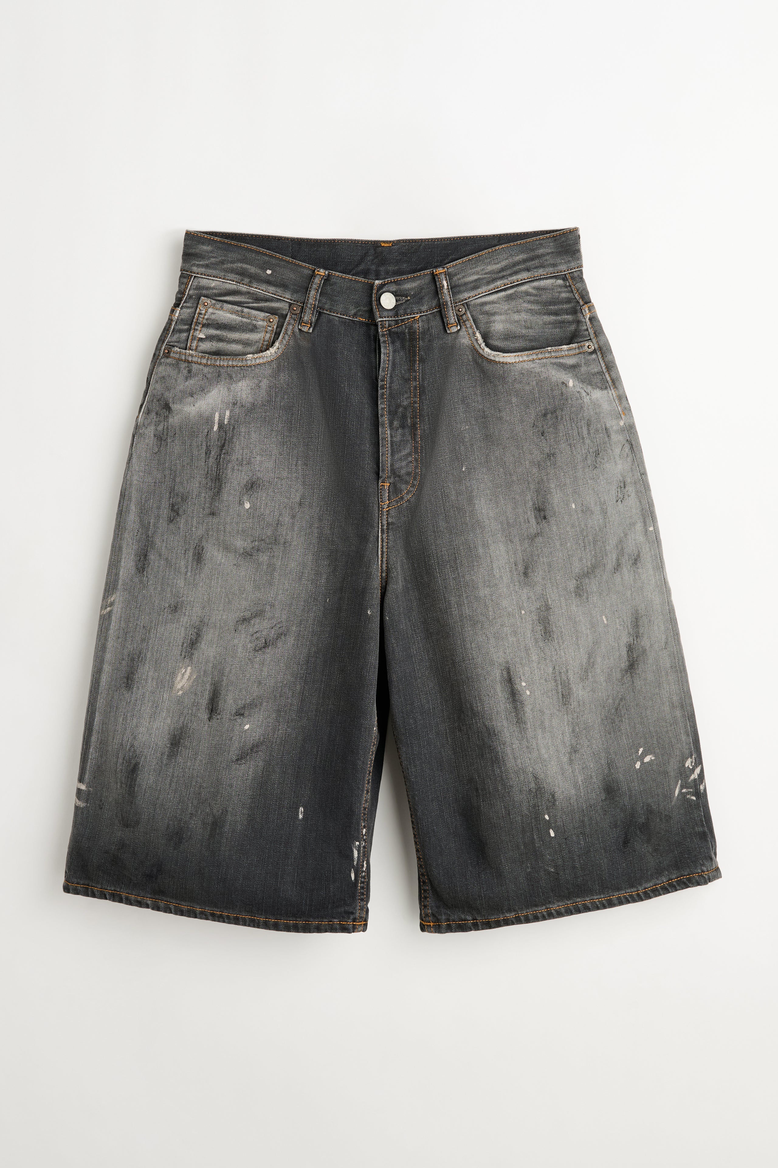 Acne Studios Trafalgar Denim Shorts Black