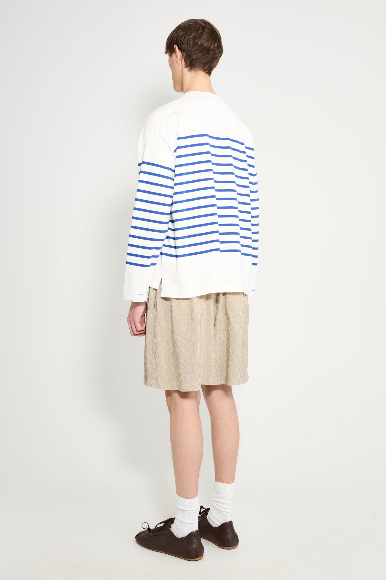 Acne Studios Monogram Shorts Warm Grey