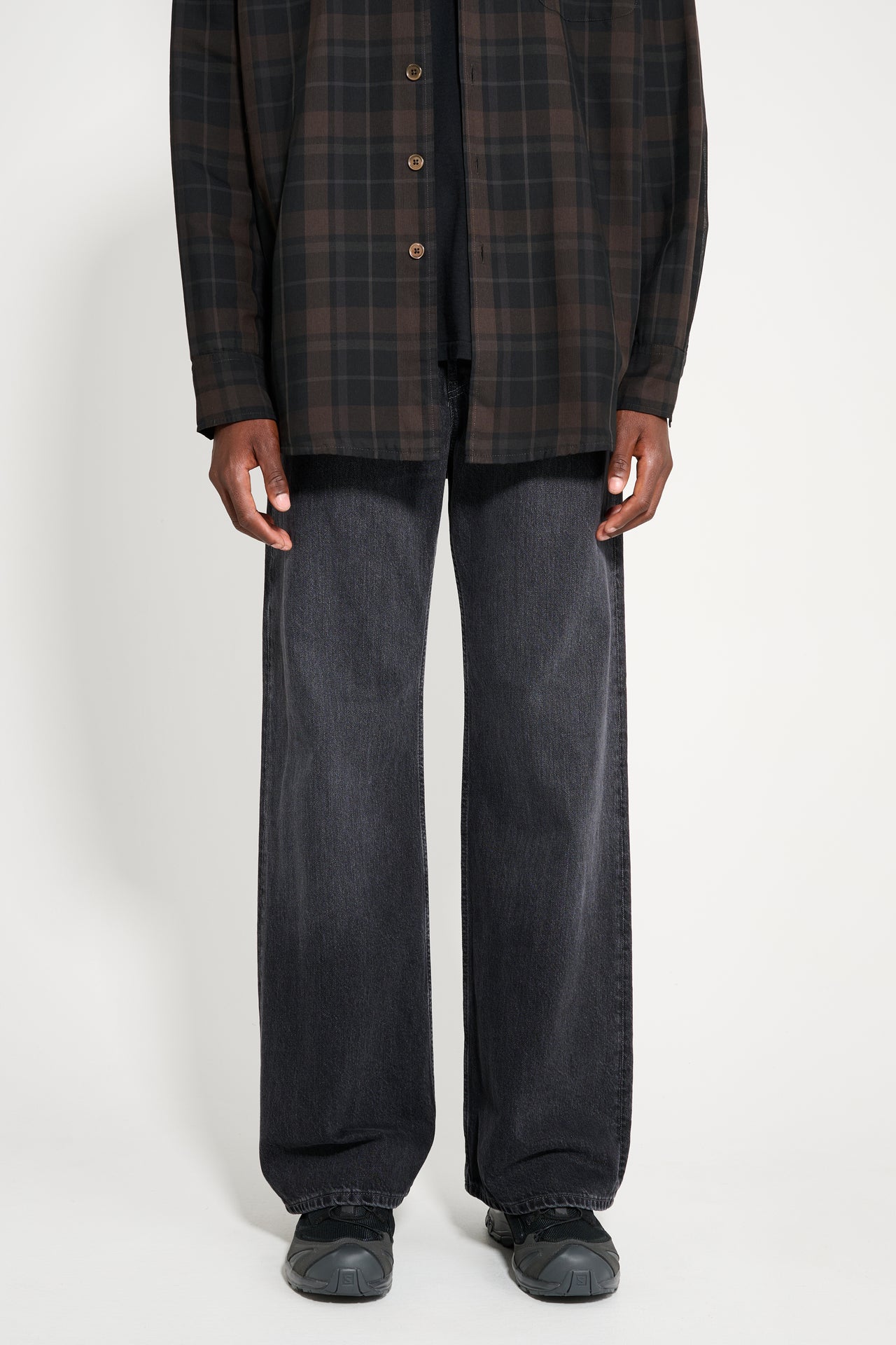Acne Studios 2021M Loose Fit Jeans Vintage Black