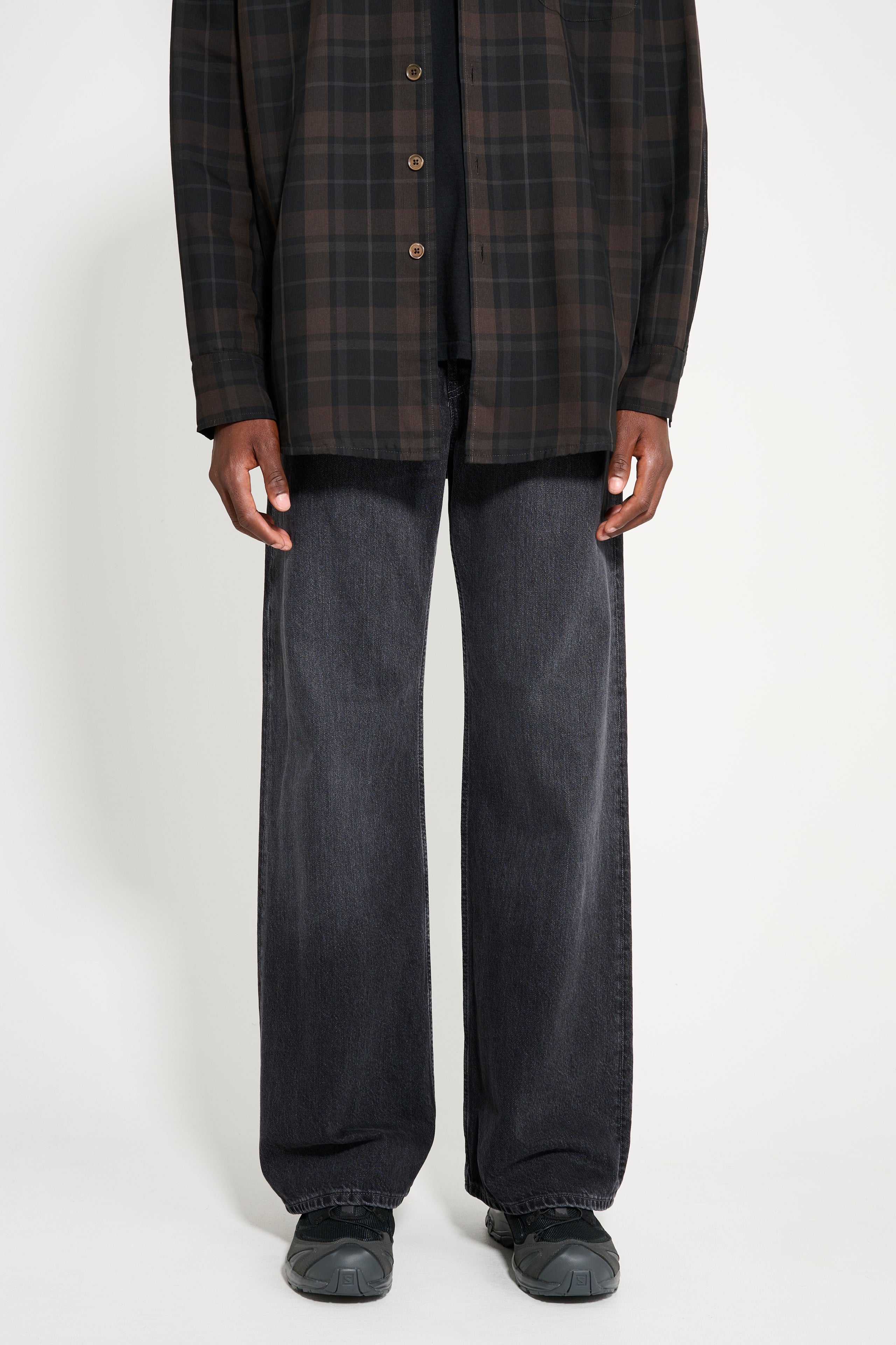 Acne Studios 2021M Loose Fit Jeans Vintage Black