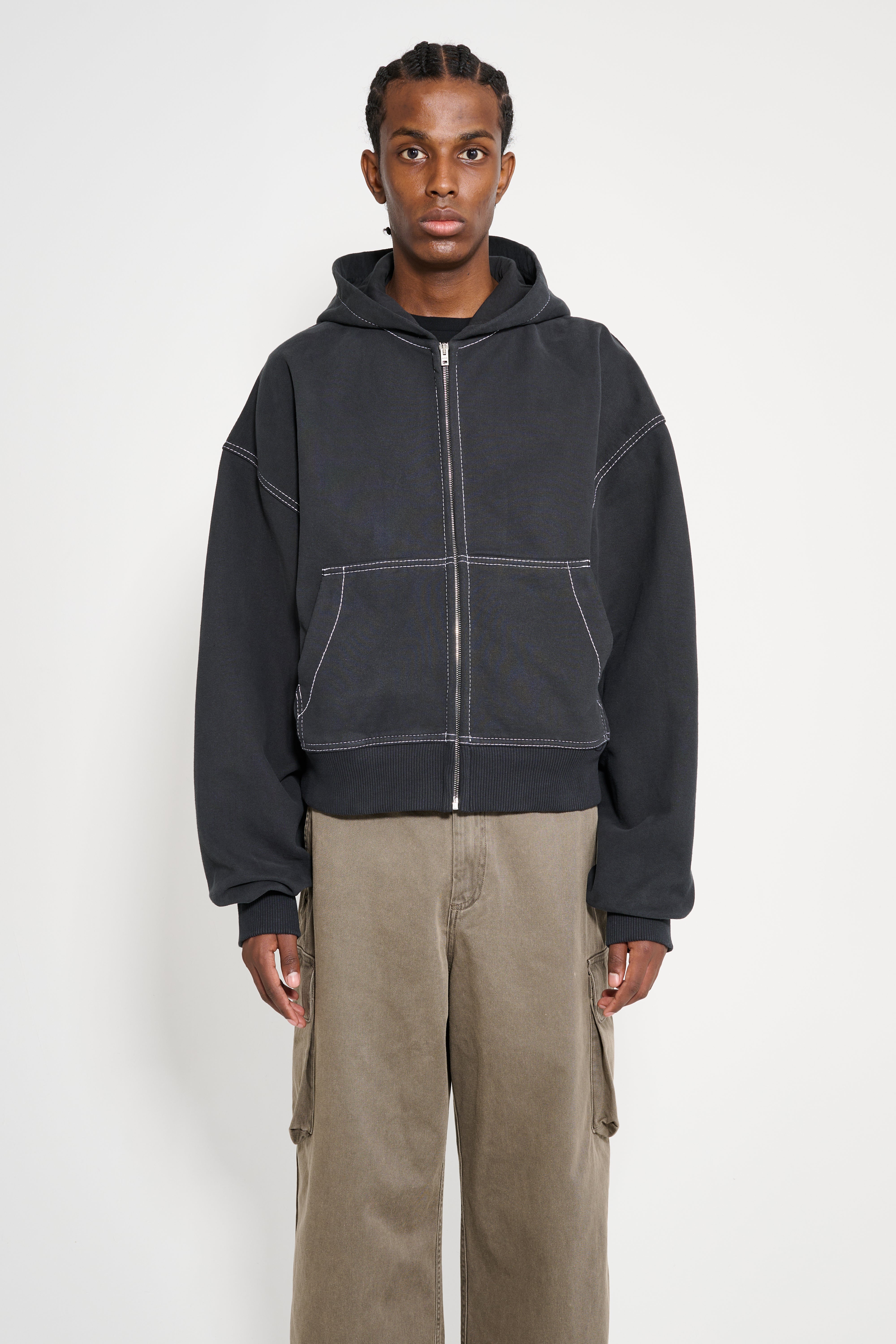 Acne Studios Hooded Sweatshirt Faded Black