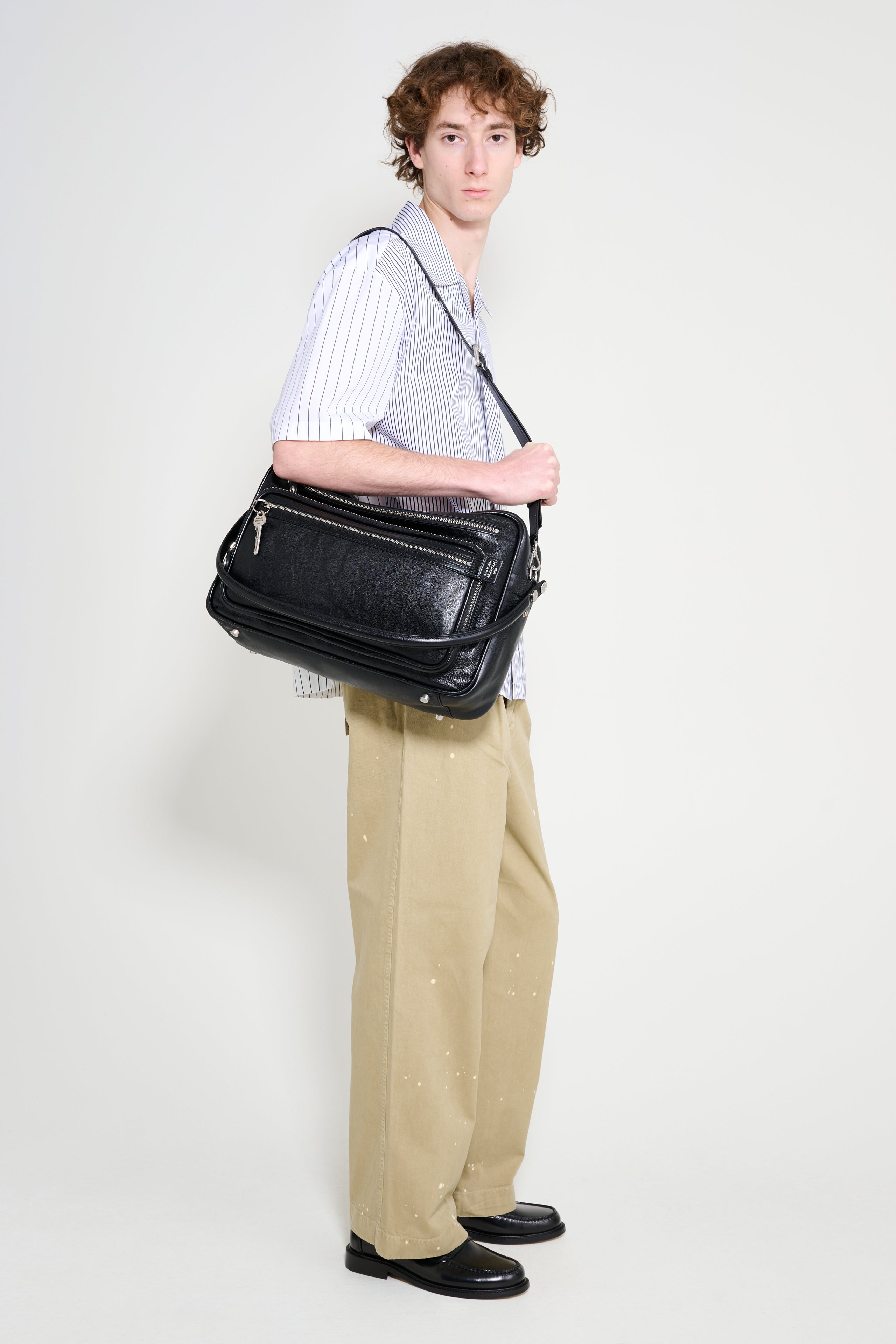 Acne Studios Camero Camera Shoulder Bag Black