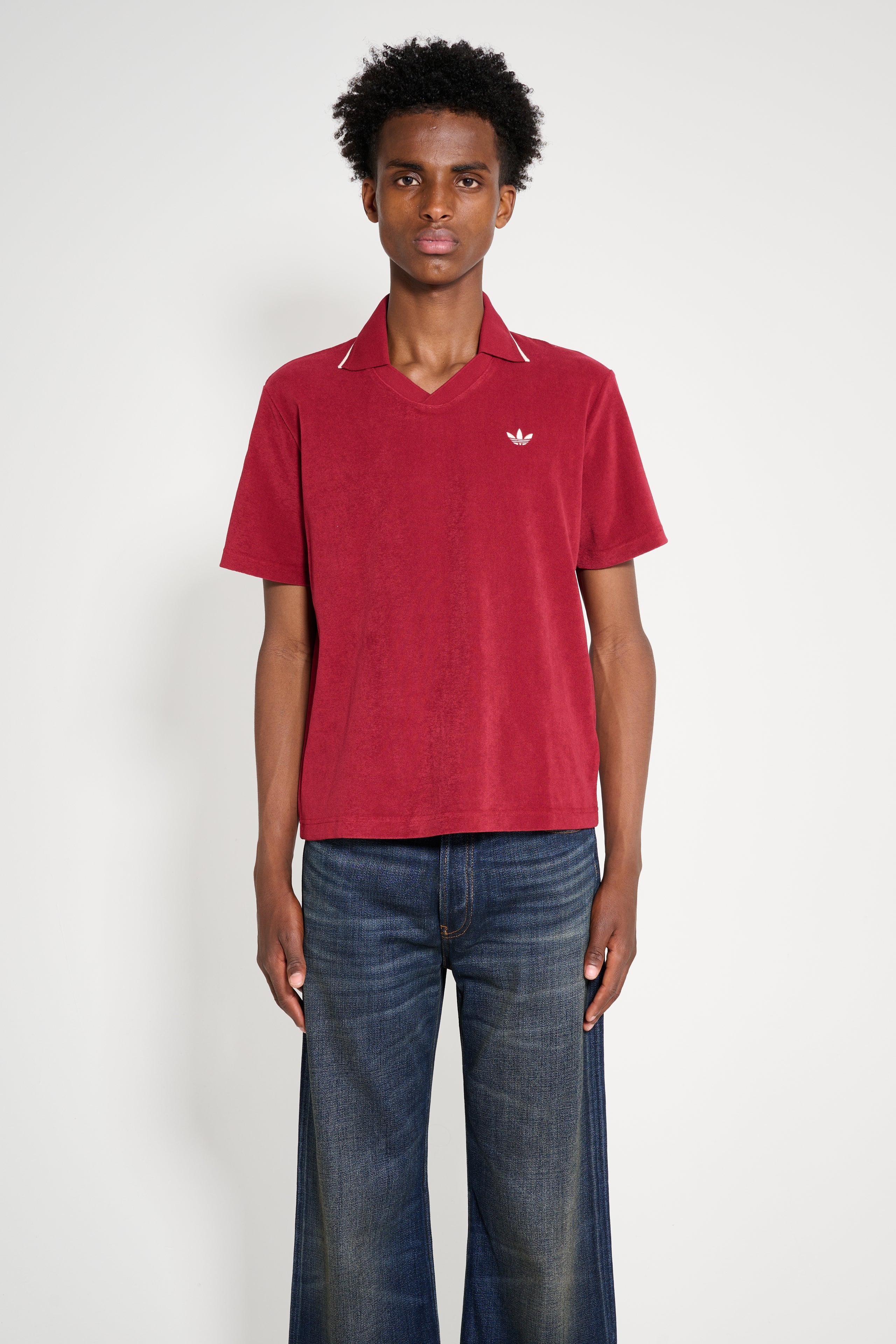 adidas by Wales Bonner Terry Polo Collegiate Burgundy
