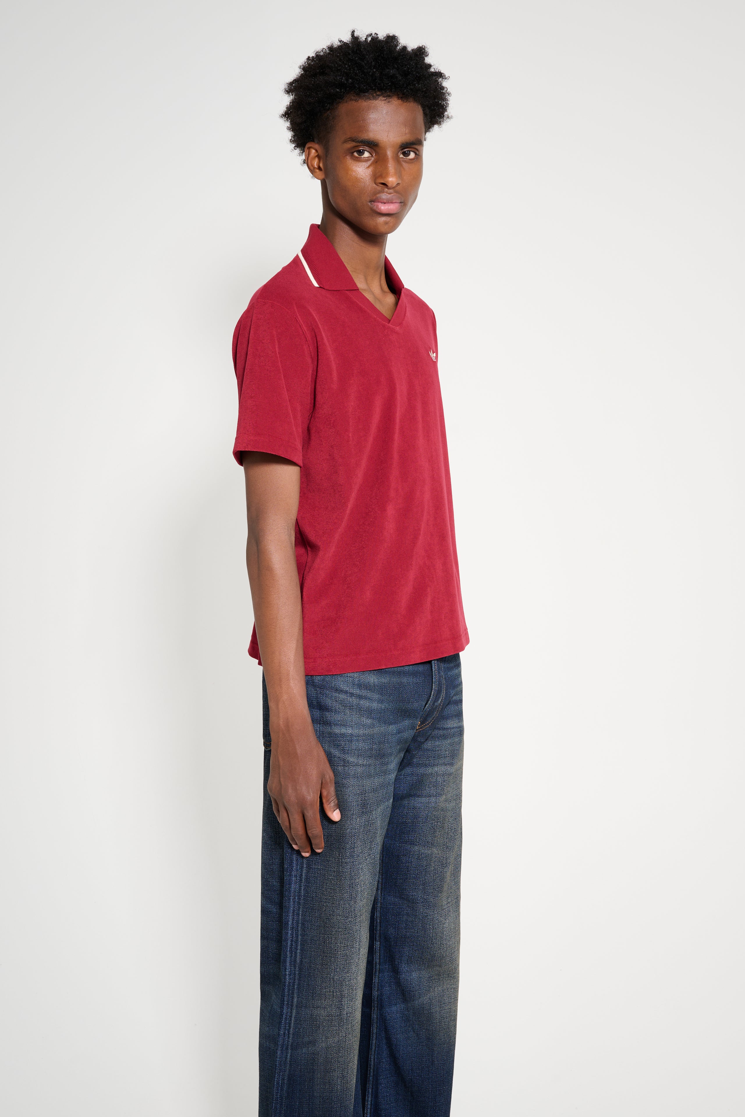 adidas by Wales Bonner Terry Polo Collegiate Burgundy