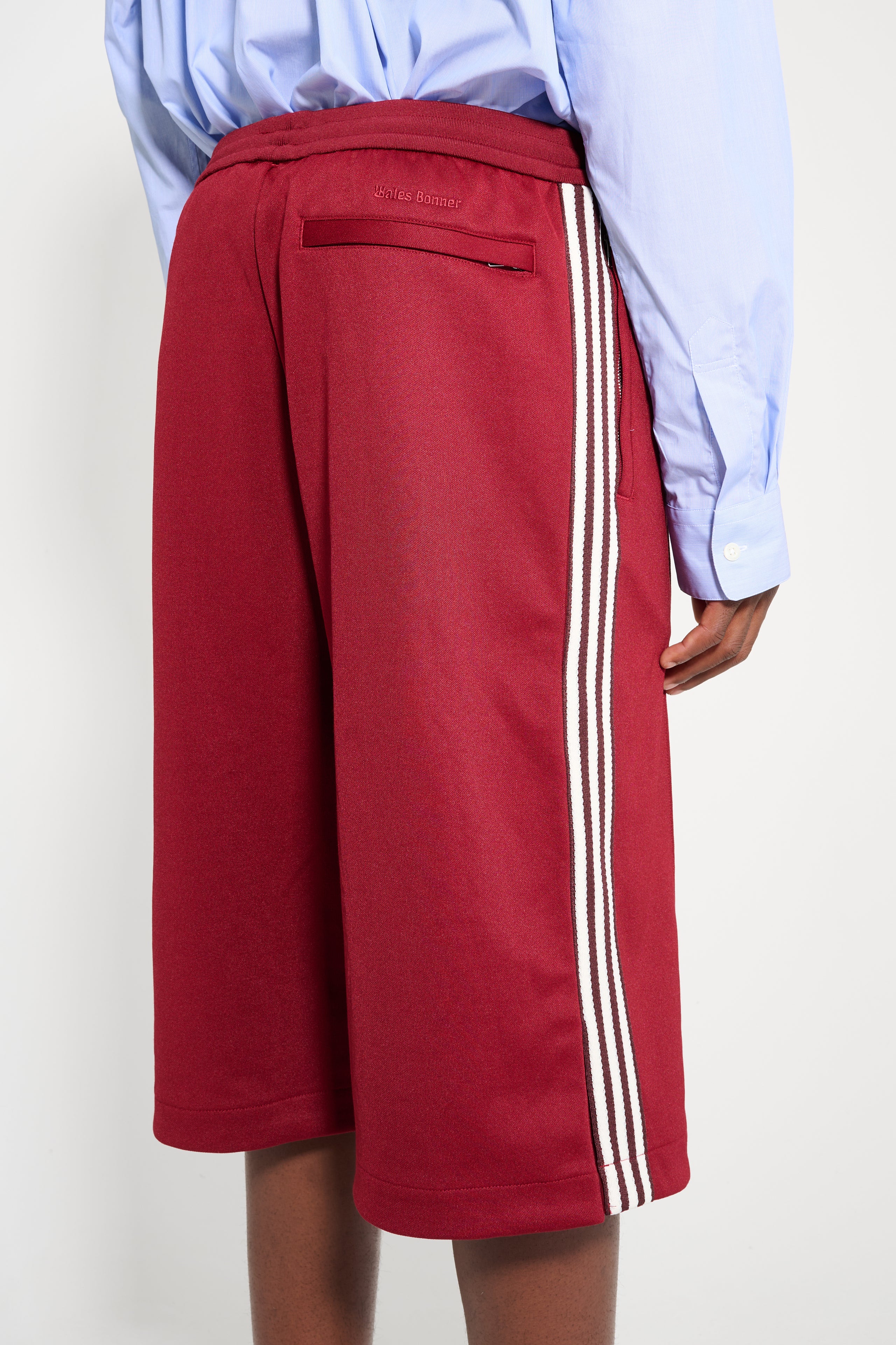 adidas by Wales Bonner Track Shorts Collegiate Burgundy