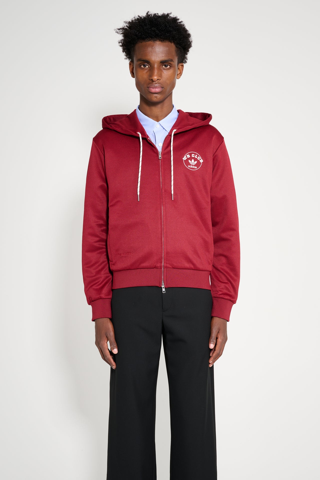 adidas by Wales Bonner Track Hoodie Collegiate Burgundy