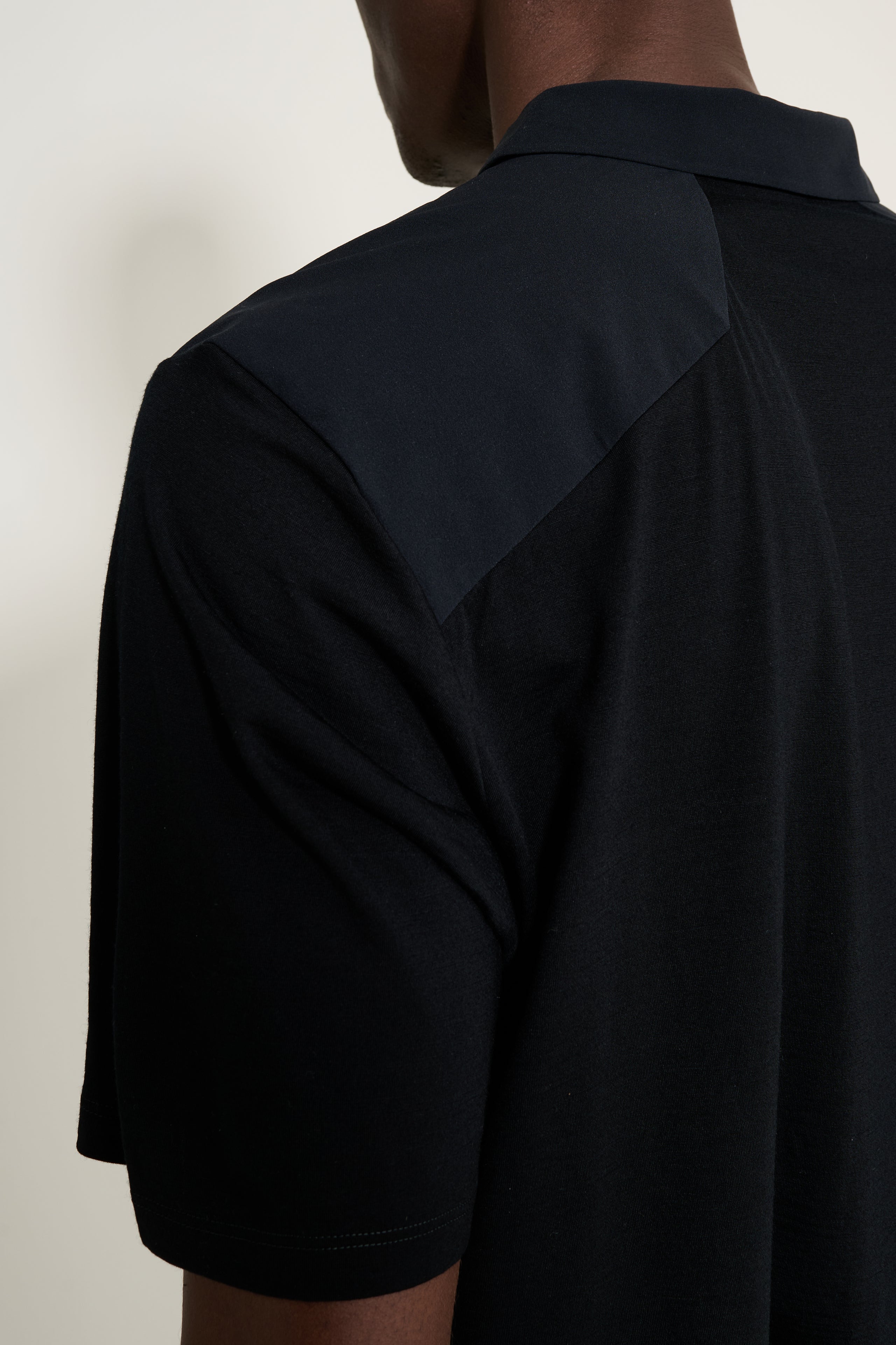 Arc'teryx Veilance Frame Short Sleeve Polo Shirt Black