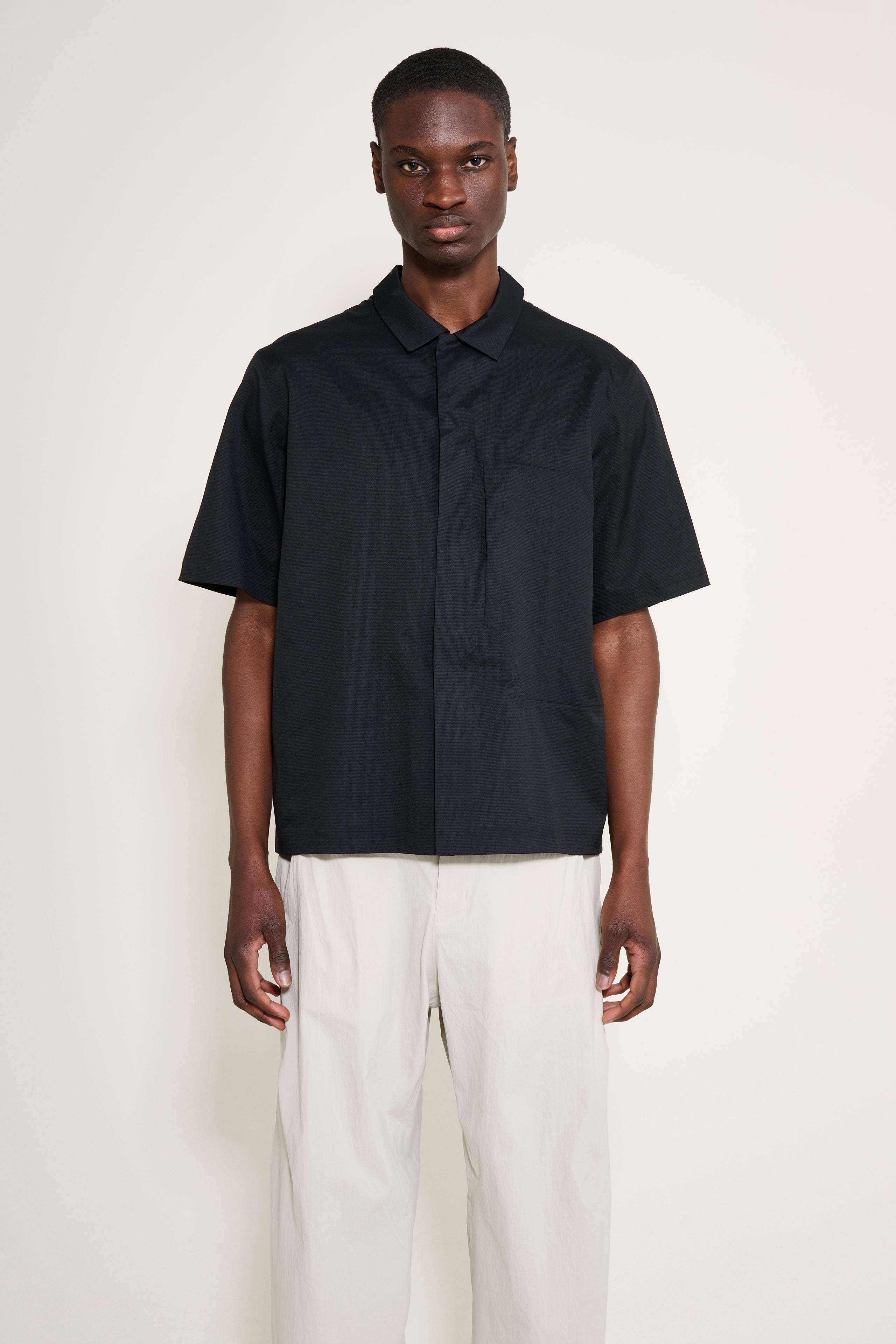 Arc'teryx Veilance Demlo Short Sleeve Shirt Black