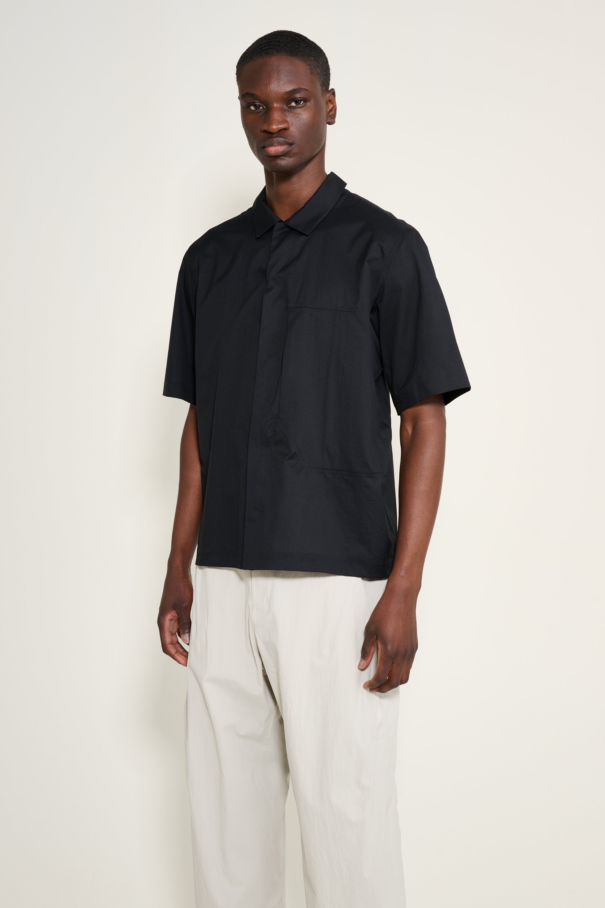 Arc'teryx Veilance Demlo Short Sleeve Shirt Black