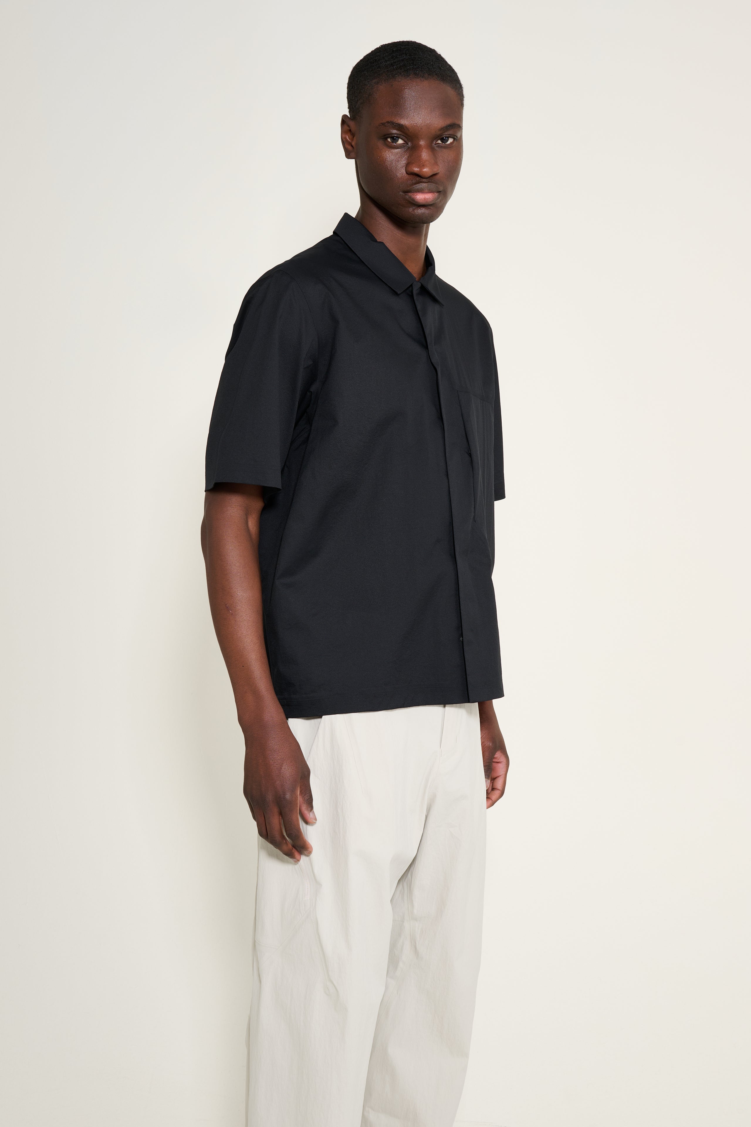 Arc'teryx Veilance Demlo Short Sleeve Shirt Black