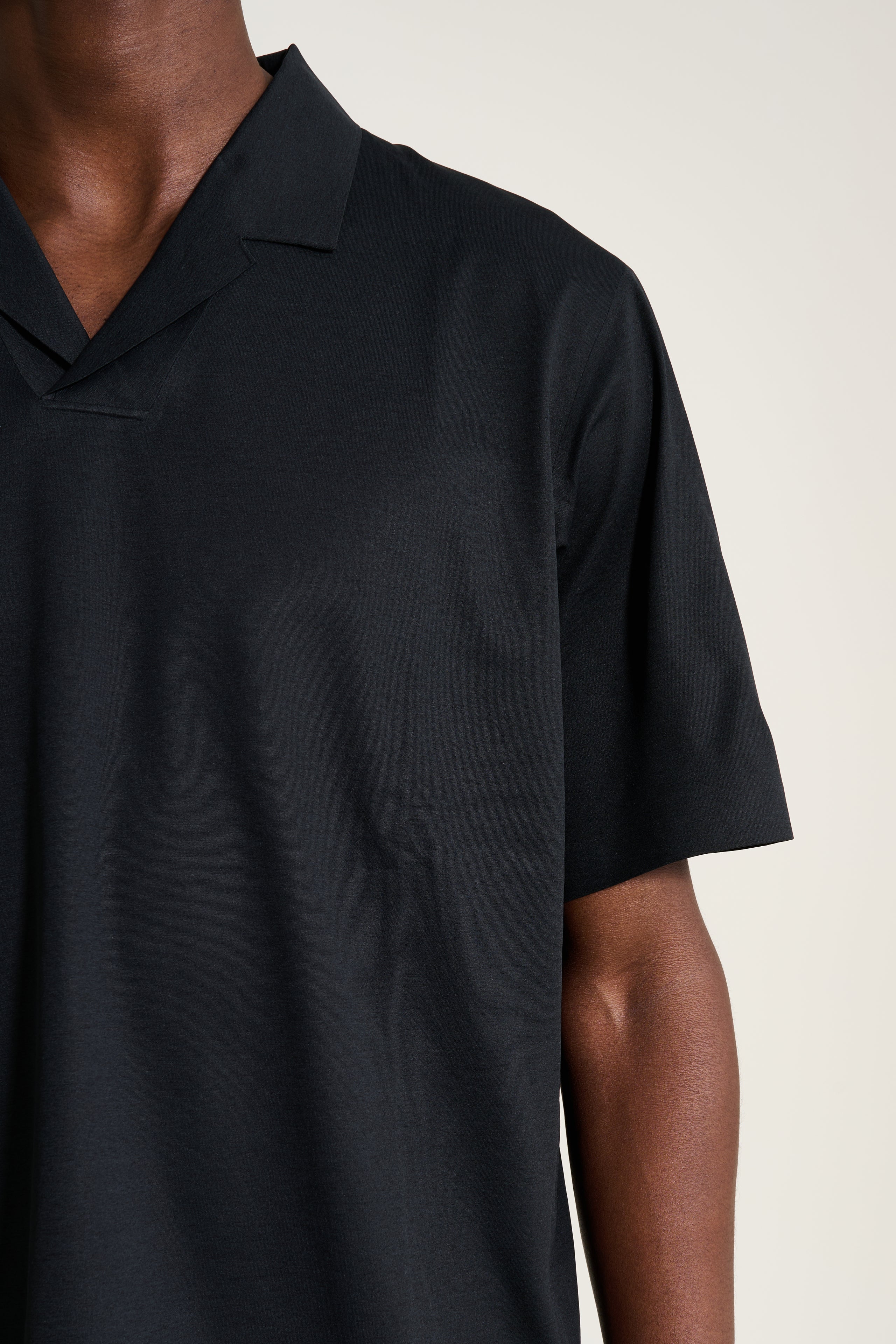 Arc'teryx Veilance Metron Short Sleeve Polo Shirt Black