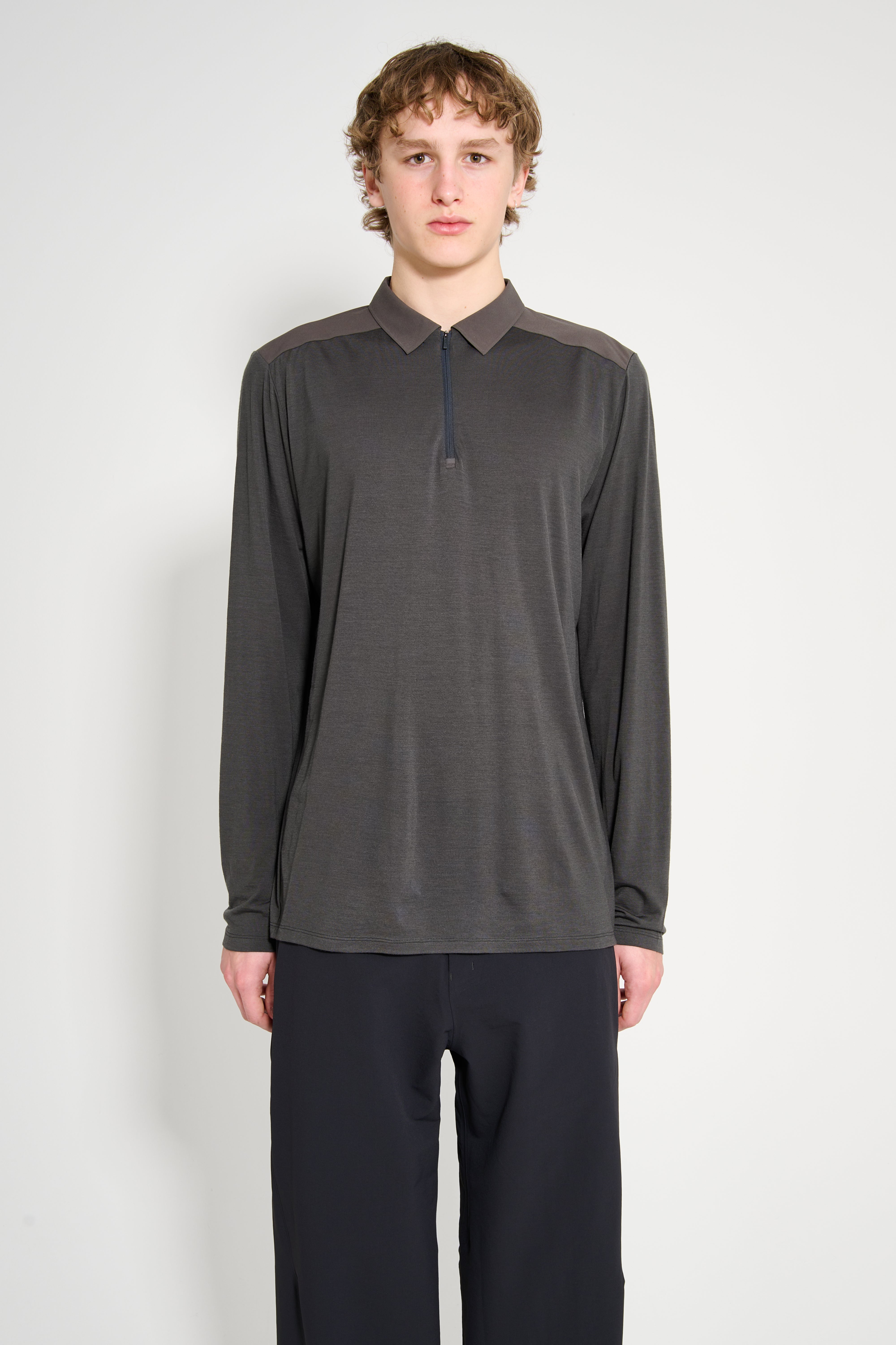 Arc'teryx Veilance Frame Long Sleeve Polo Penumbra – Très Bien