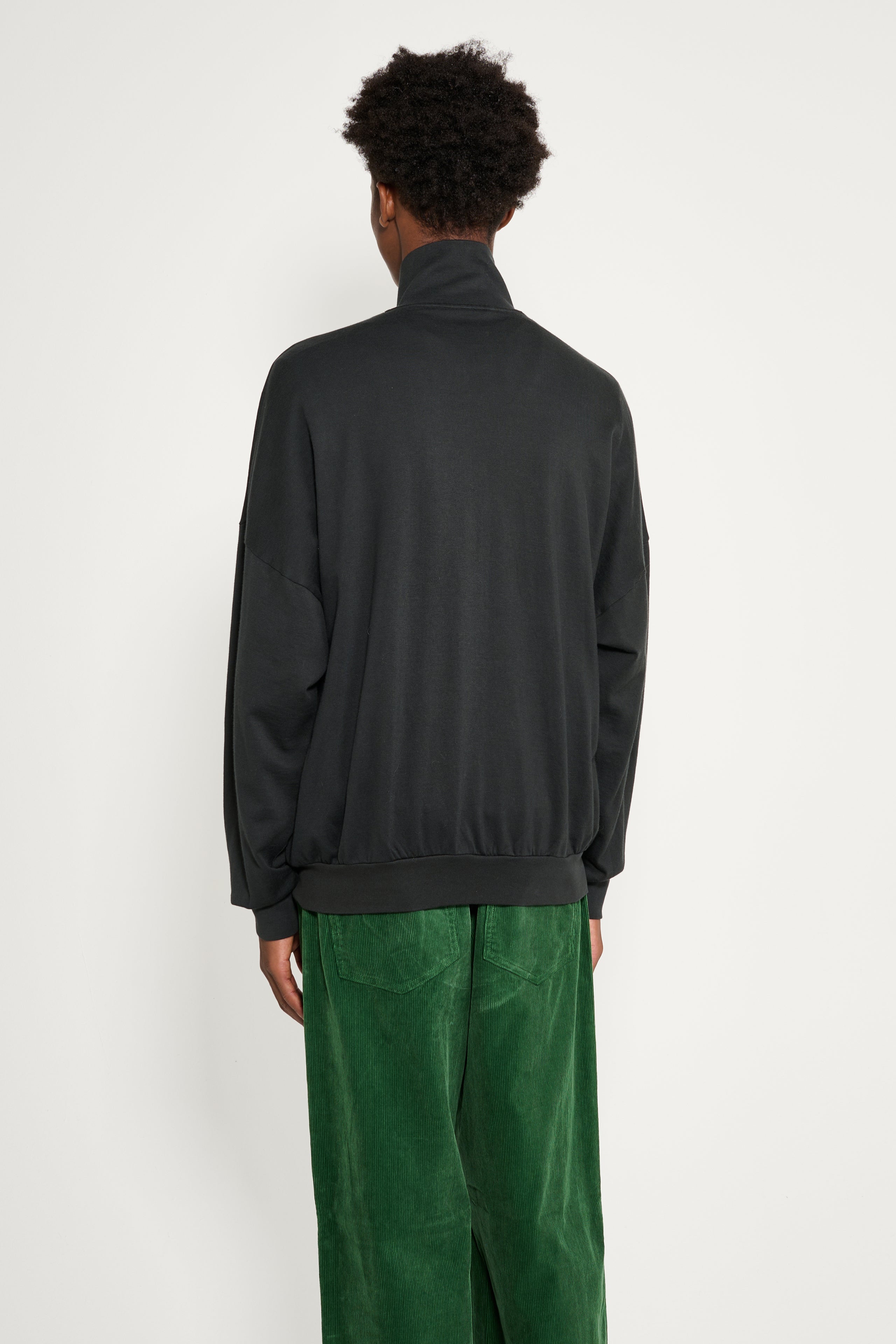 Auralee Super High Gauge Sweat Zip Blouson Ink Black