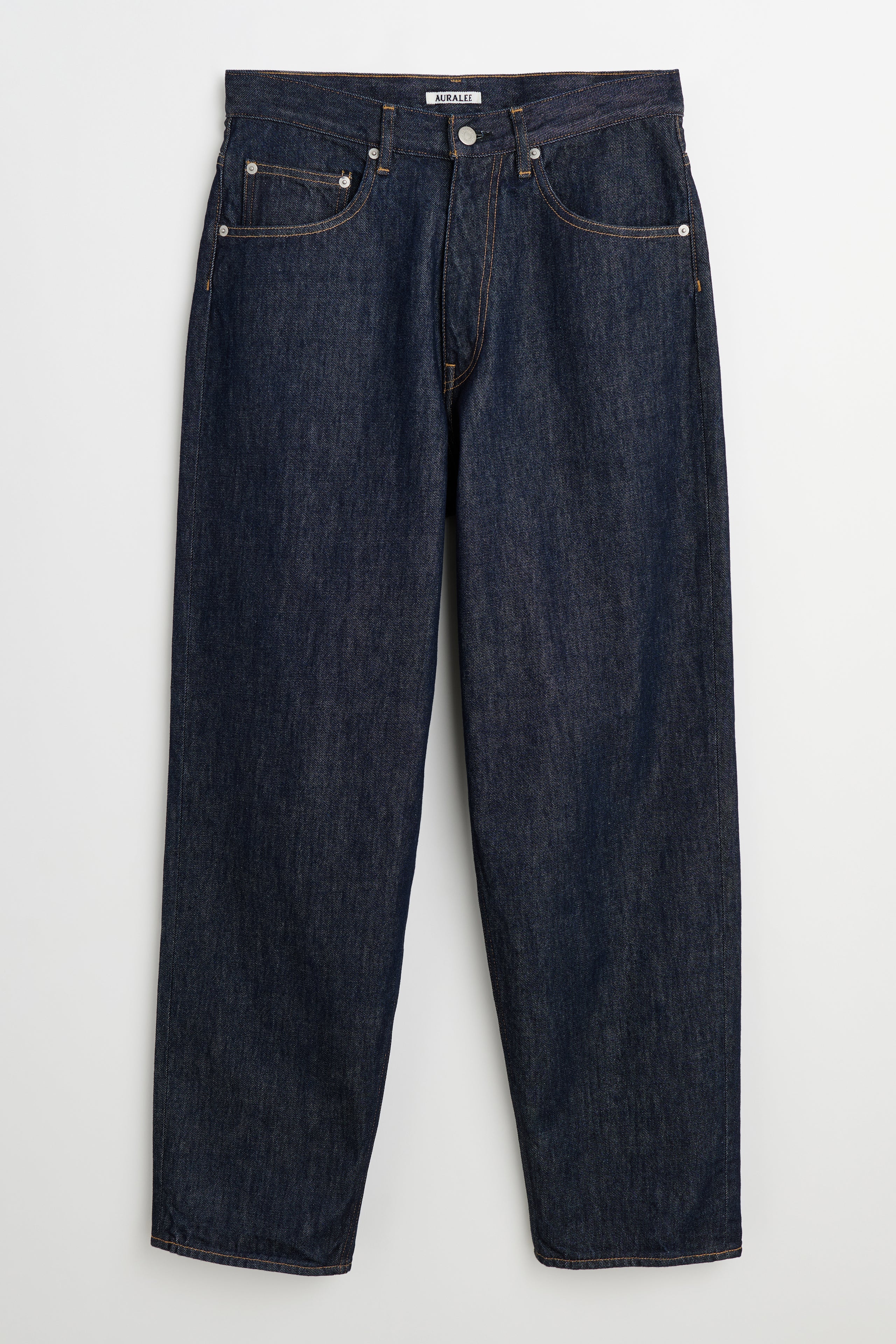 Auralee Hard Twist Denim Wide Pants Indigo