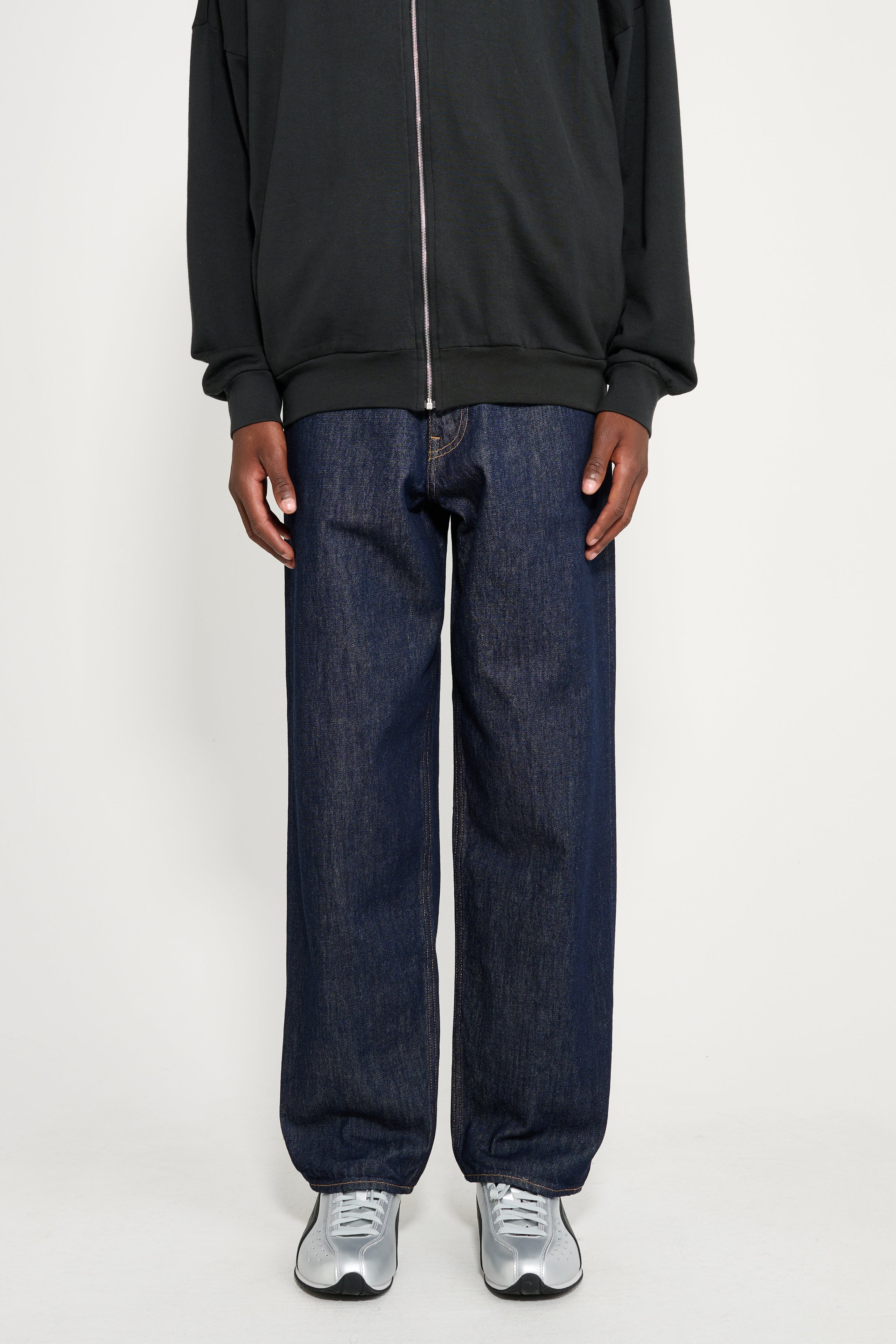 Auralee Hard Twist Denim Wide Pants Indigo