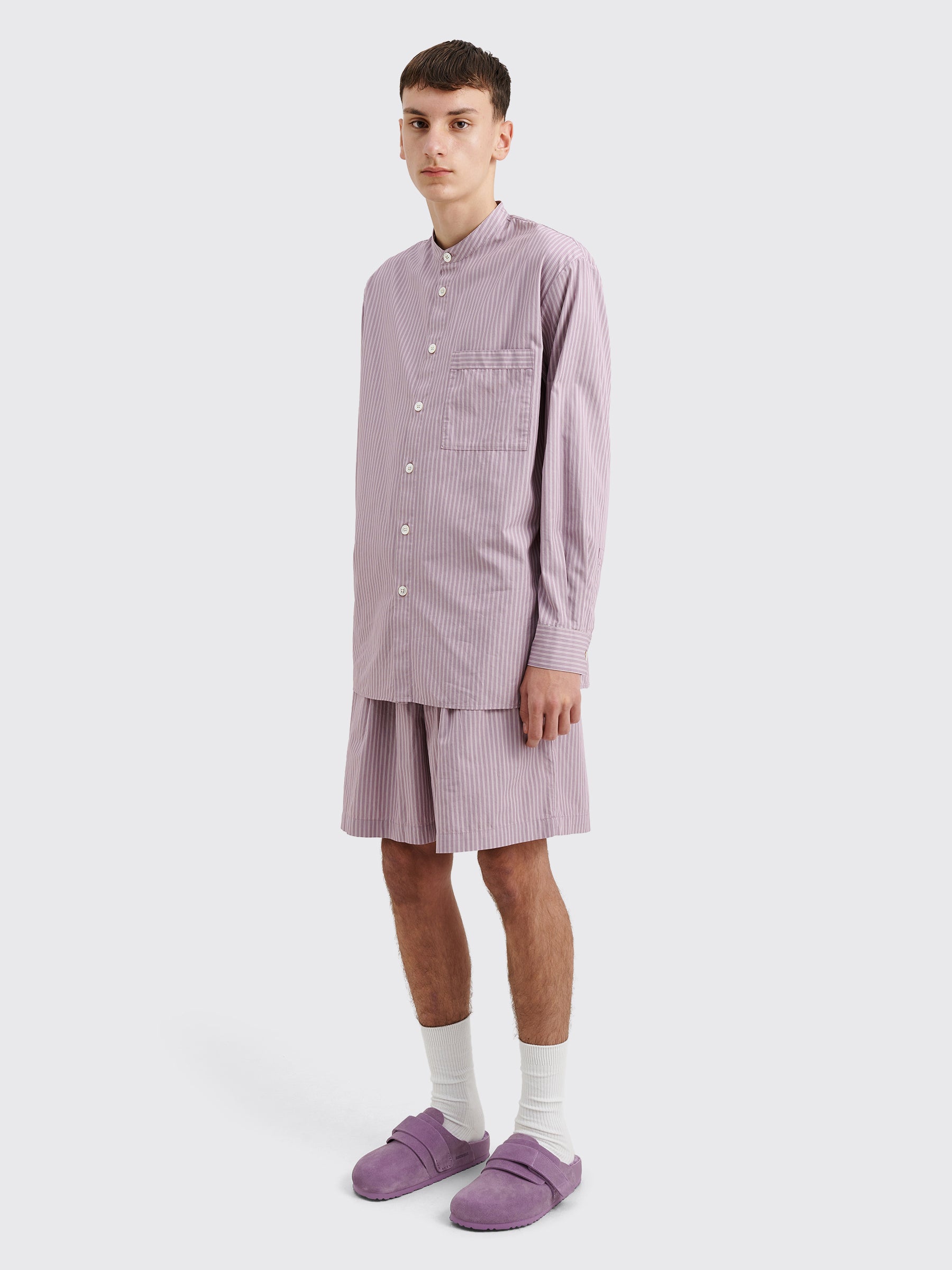 Birkenstock 1774 x TEKLA Shorts Mauve Stripes