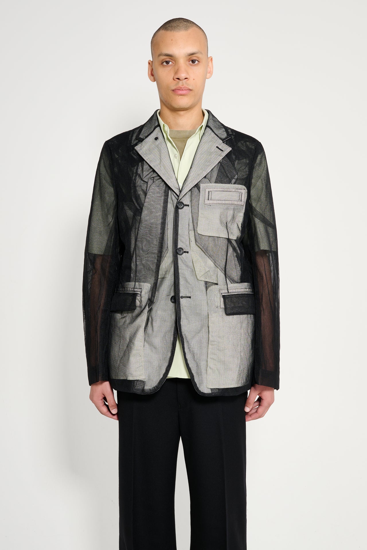 Comme des Garçons Homme Plus Jacket Black Cream