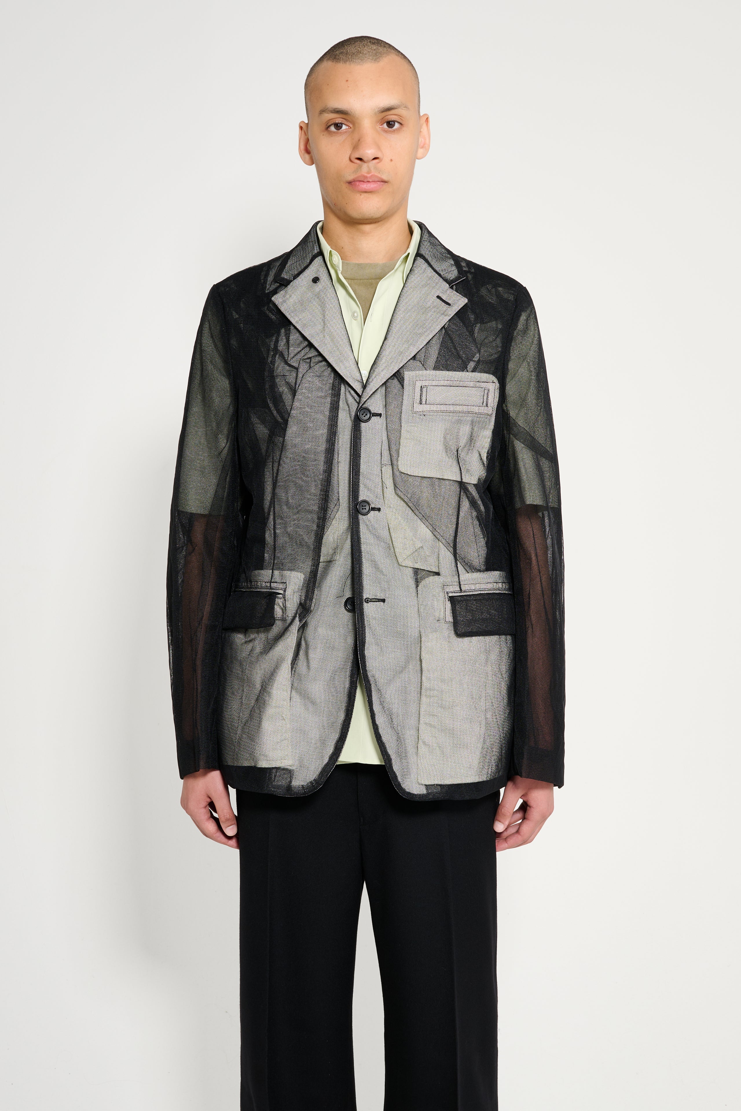 Comme des Garçons Homme Plus Jacket Black Cream