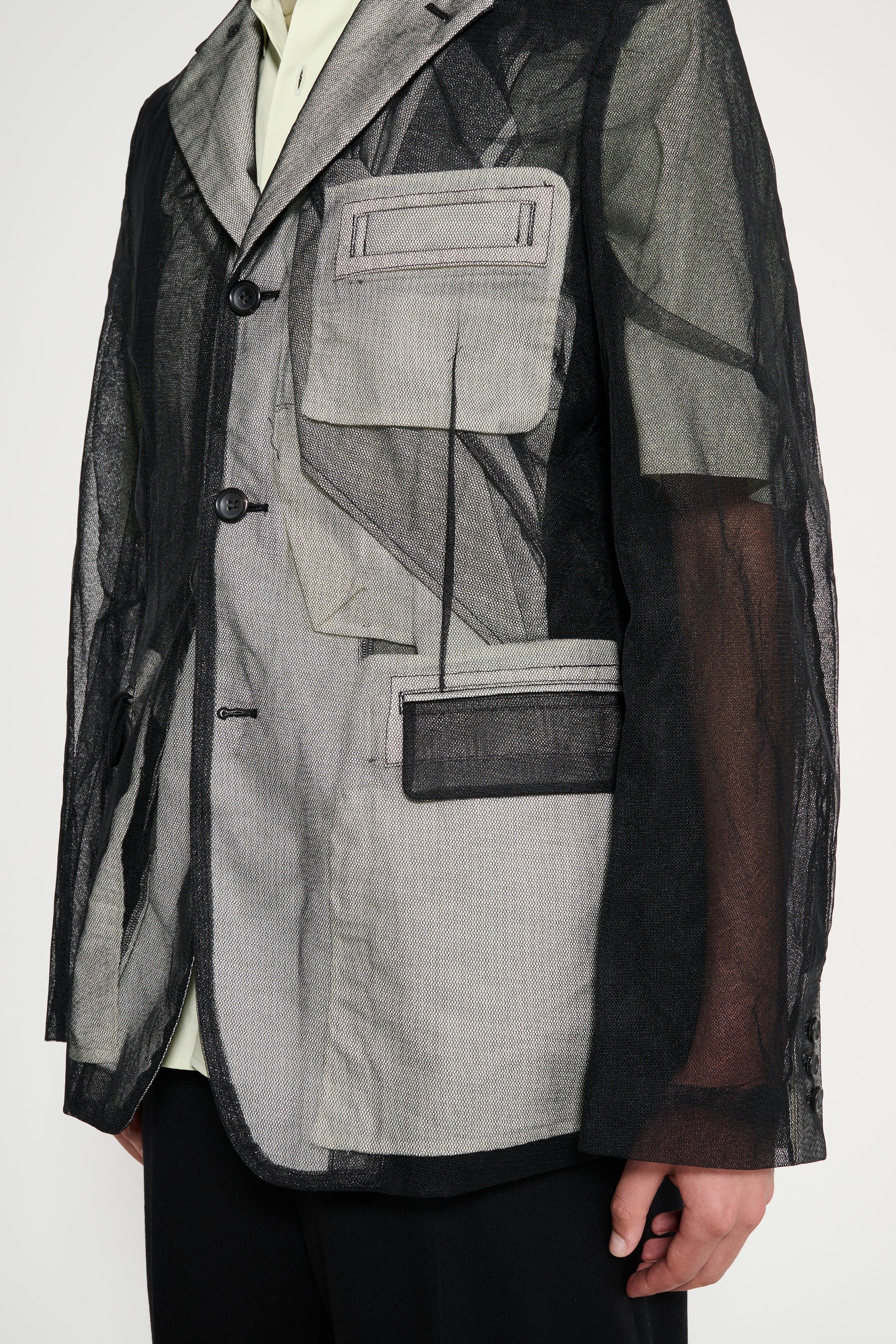 Comme des Garçons Homme Plus Jacket Black Cream