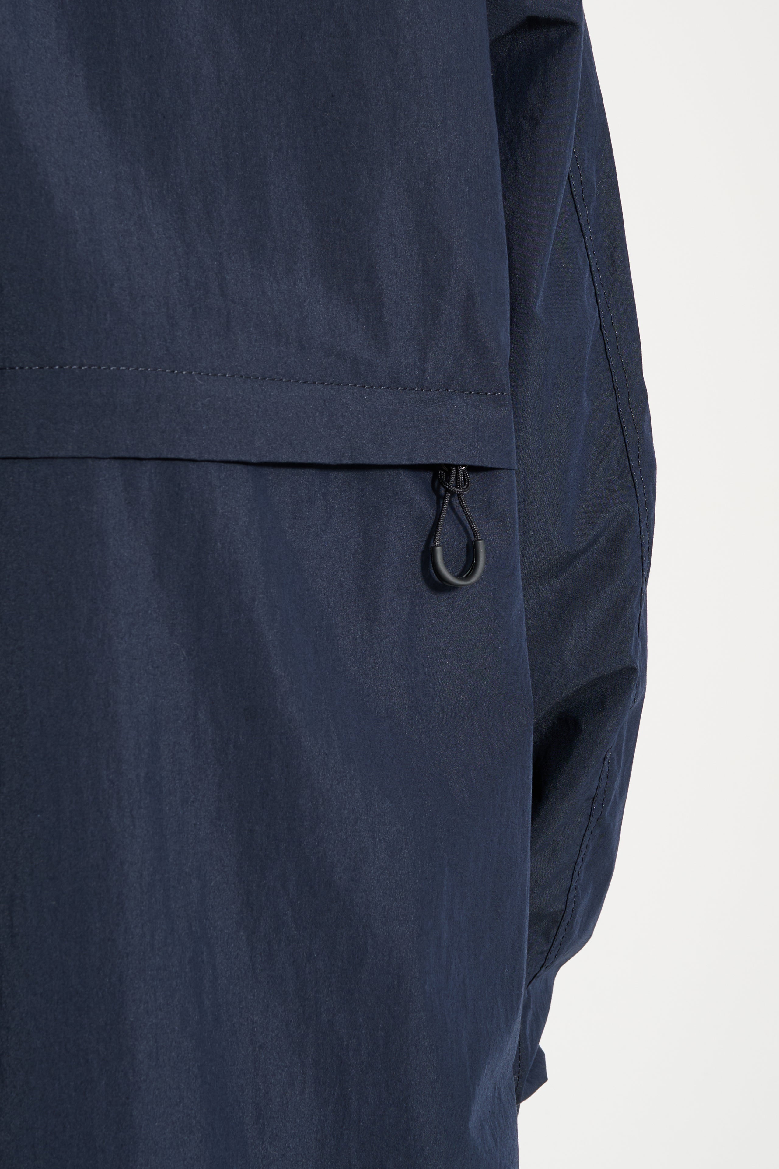 Comme des Garçons Homme Typewriter Cotton Mac Coat Navy