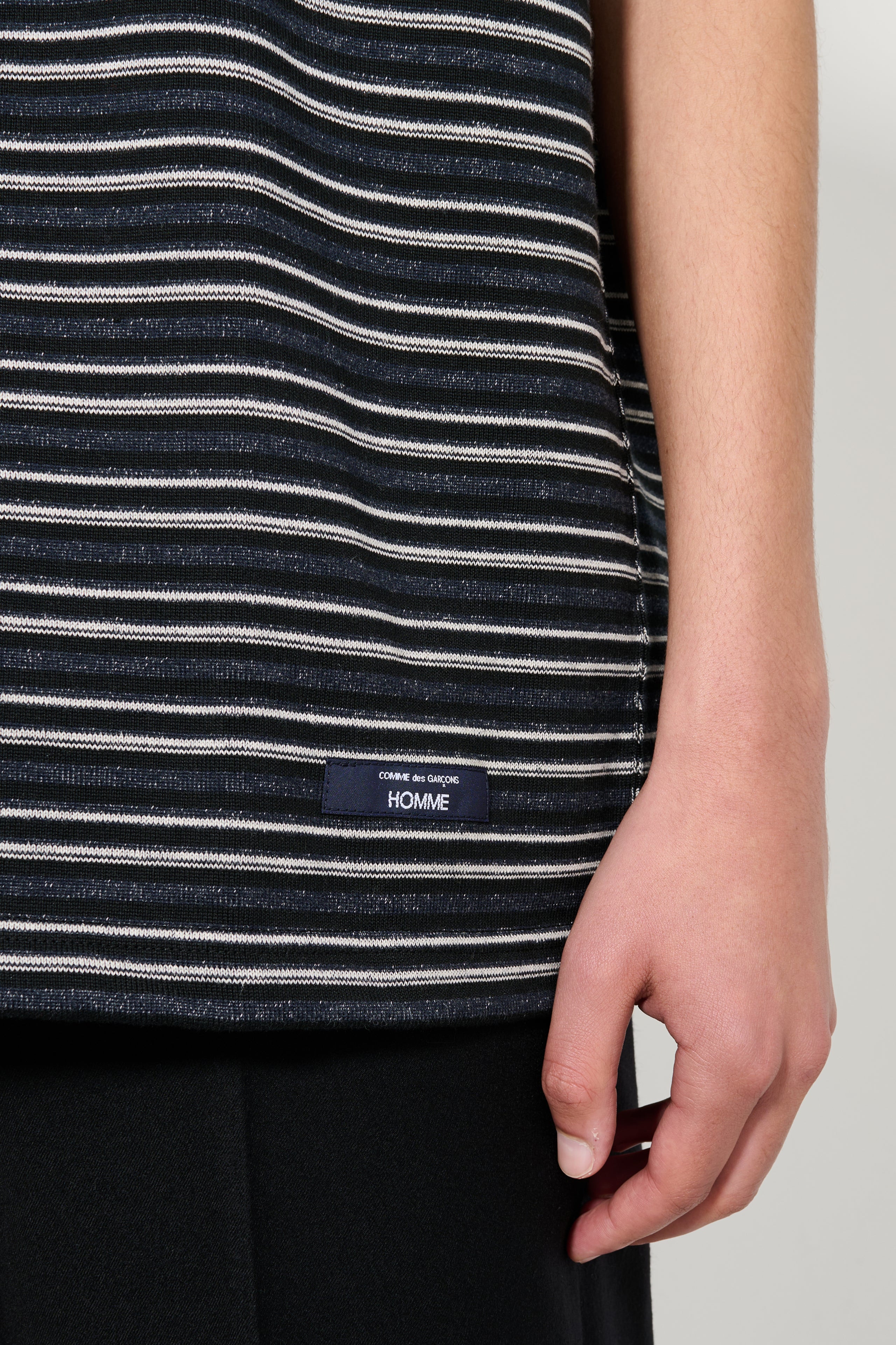 Comme des Garçons Homme Cotton T-shirt Black