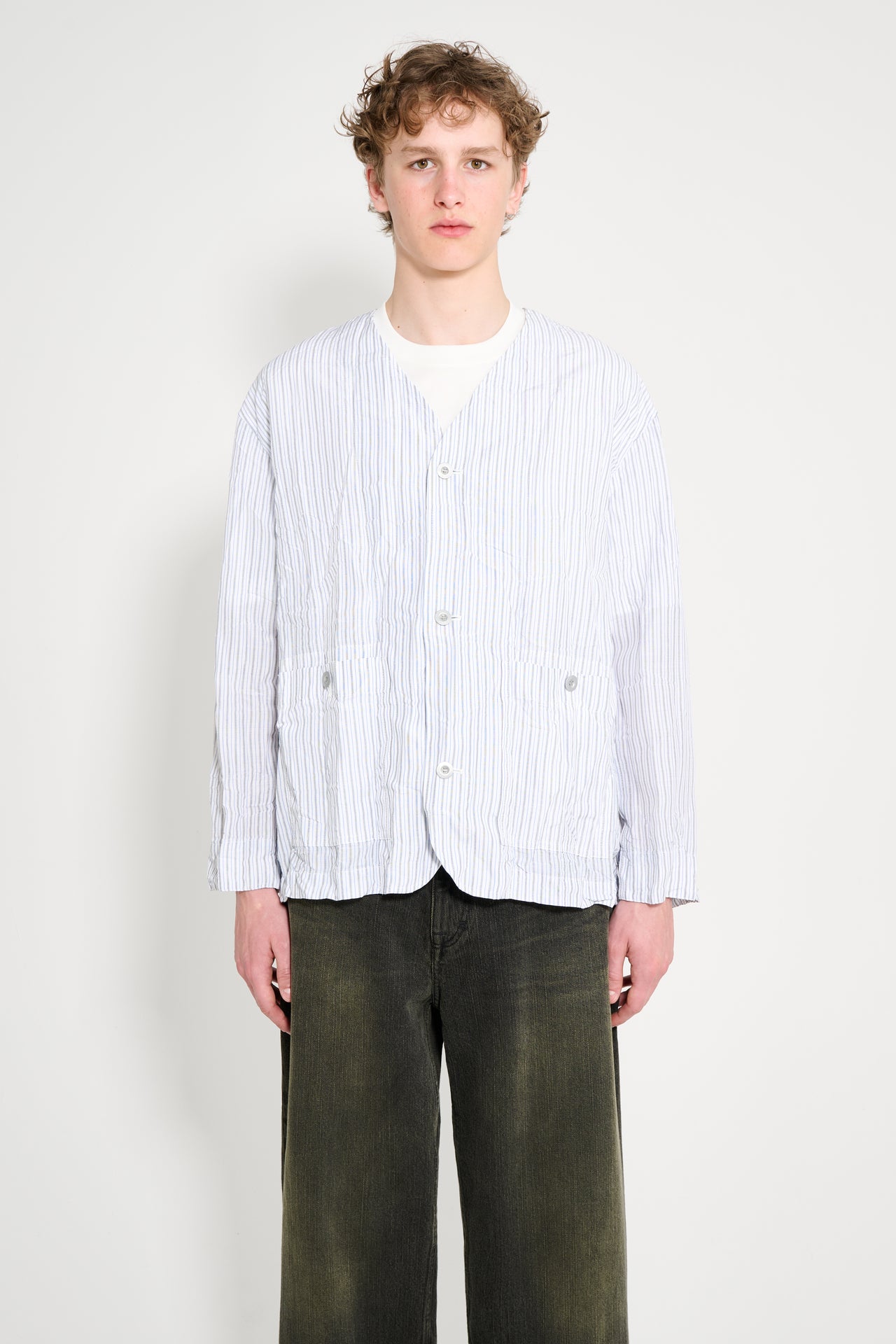 Comme des Garçons Homme Jacket White Stripes