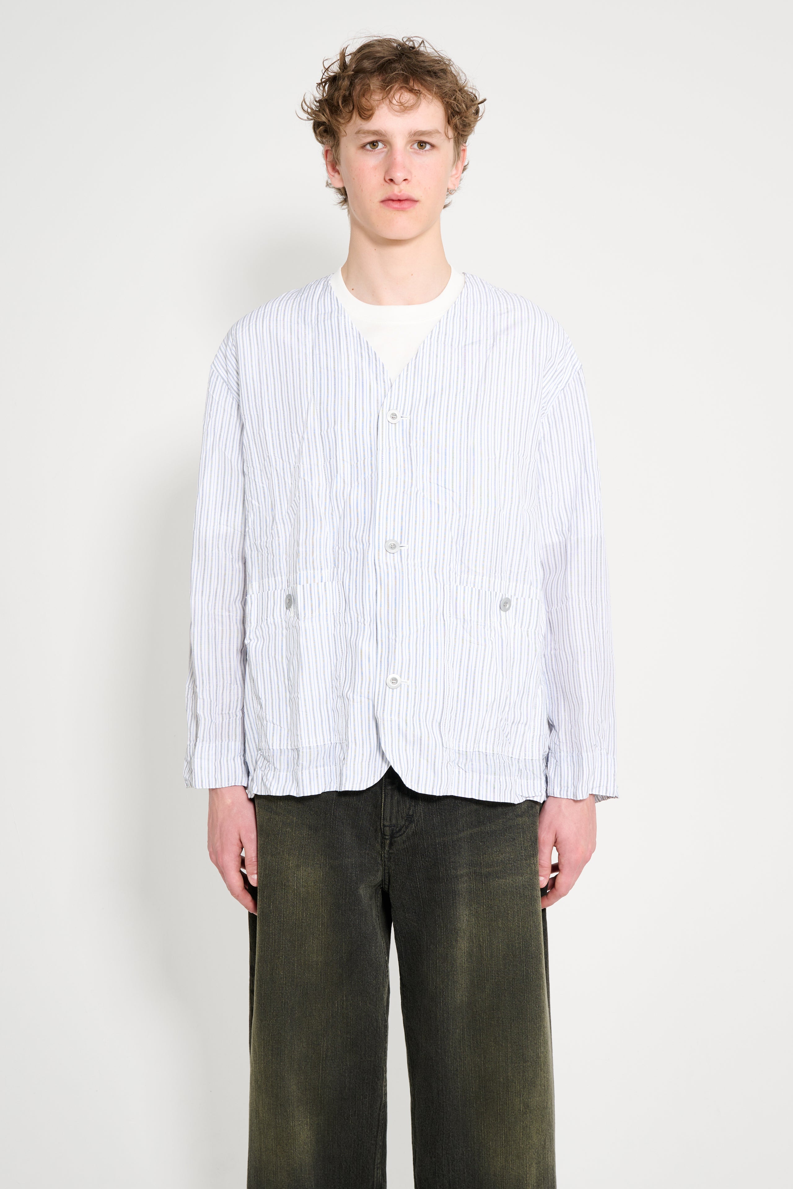 Comme des Garçons Homme Jacket White Stripes