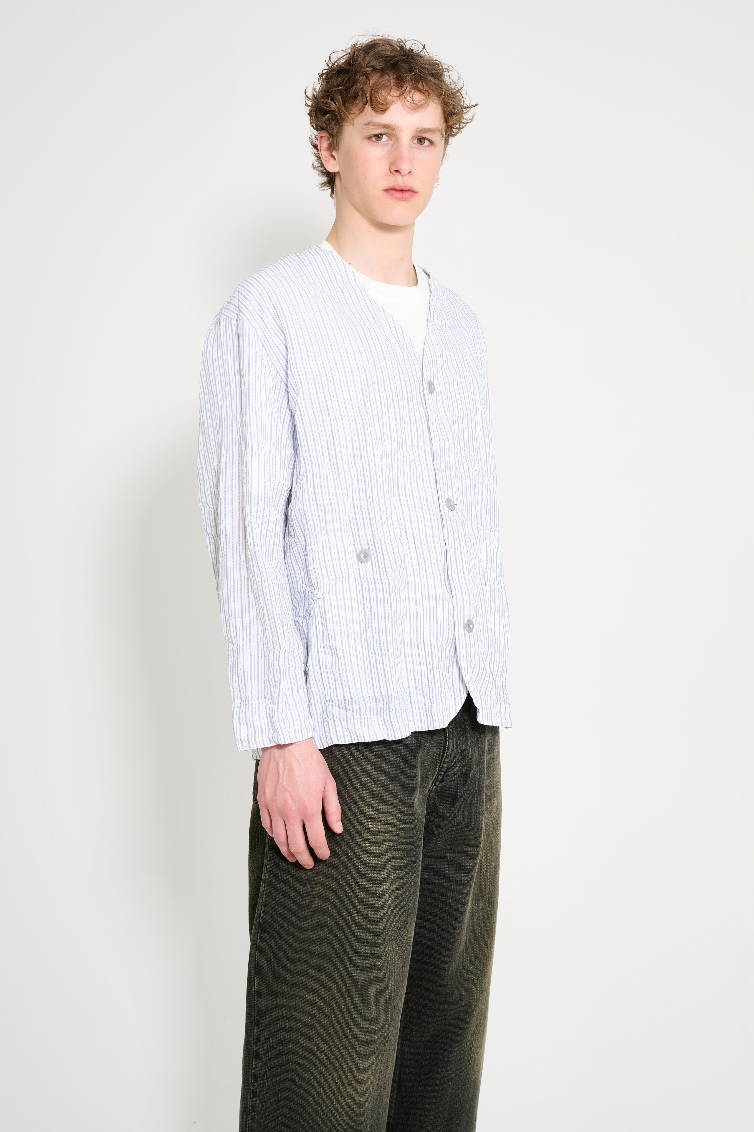 Comme des Garçons Homme Jacket White Stripes