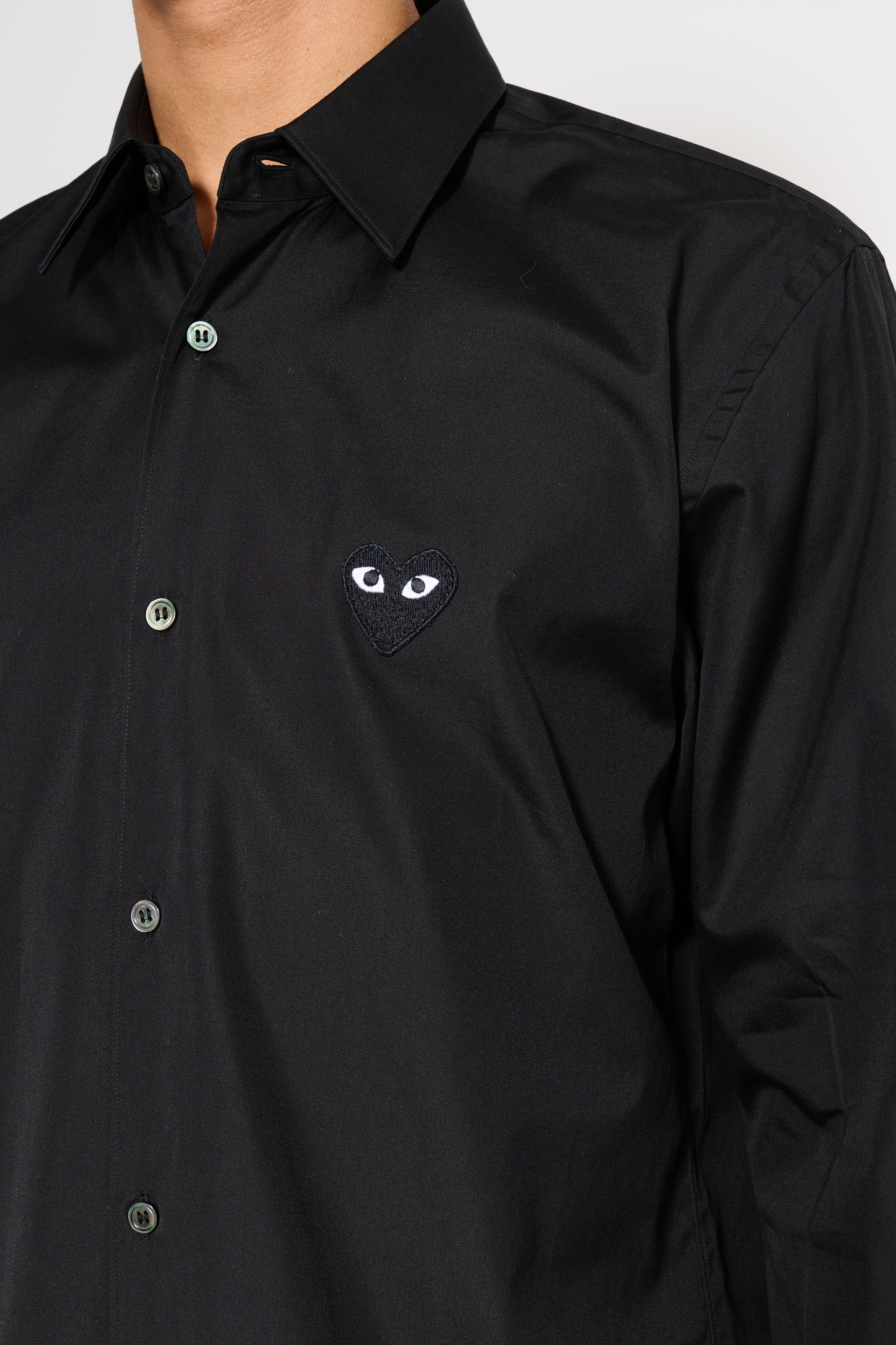 Comme des Garçons Play Small Heart Shirt Black