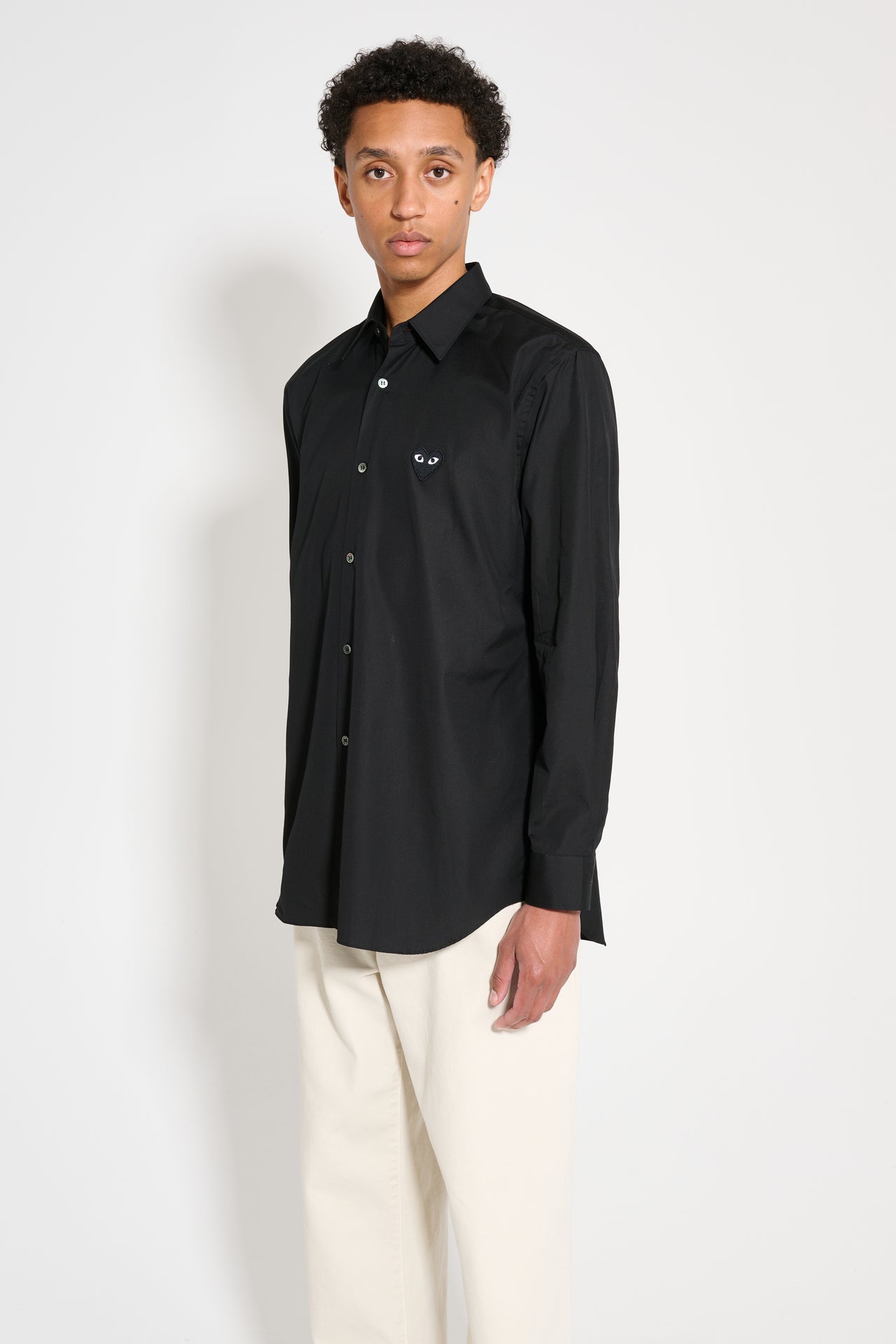 Comme des Garçons Play Small Heart Shirt Black