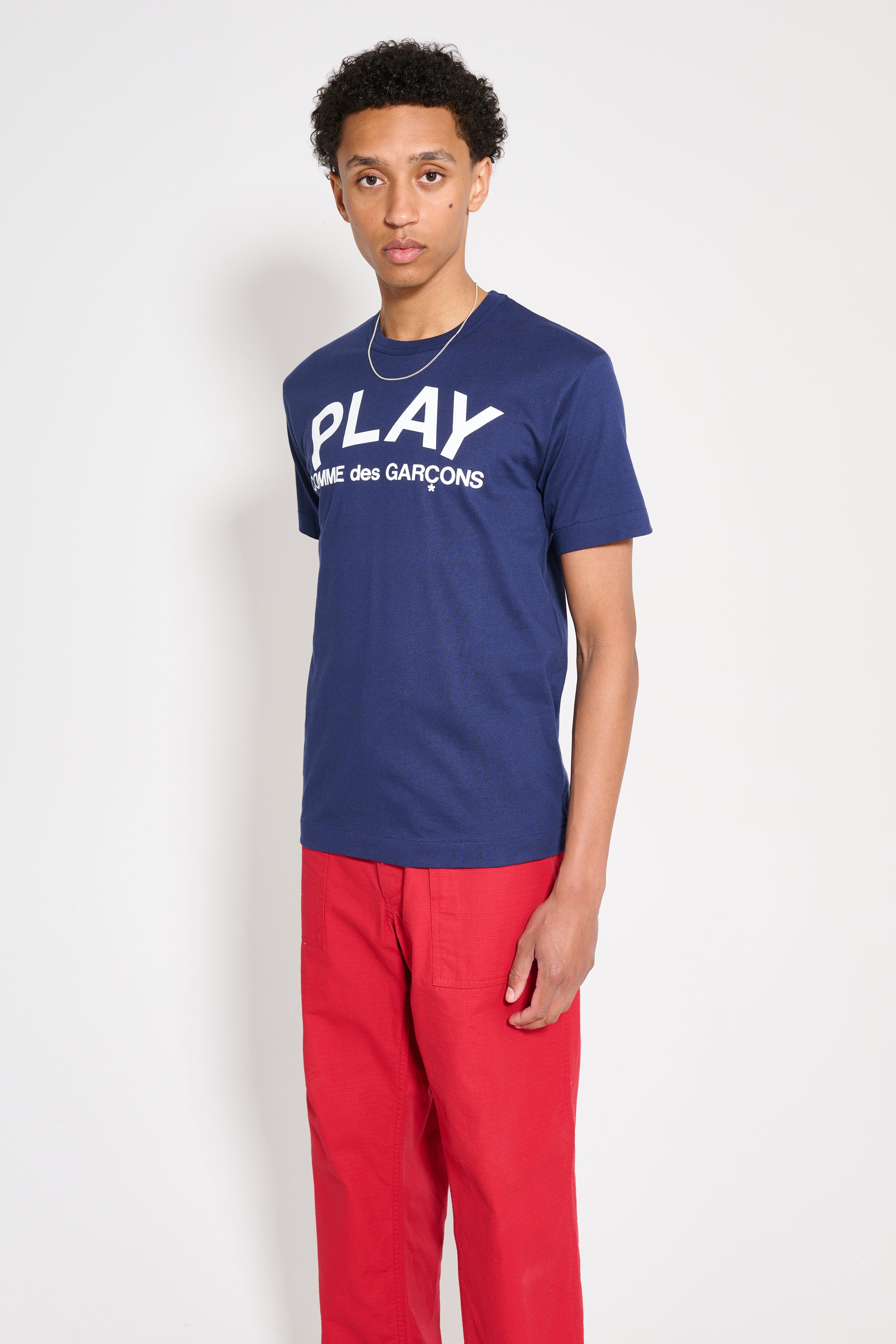 Comme des Garçons Play Logo T-shirt Dark Navy