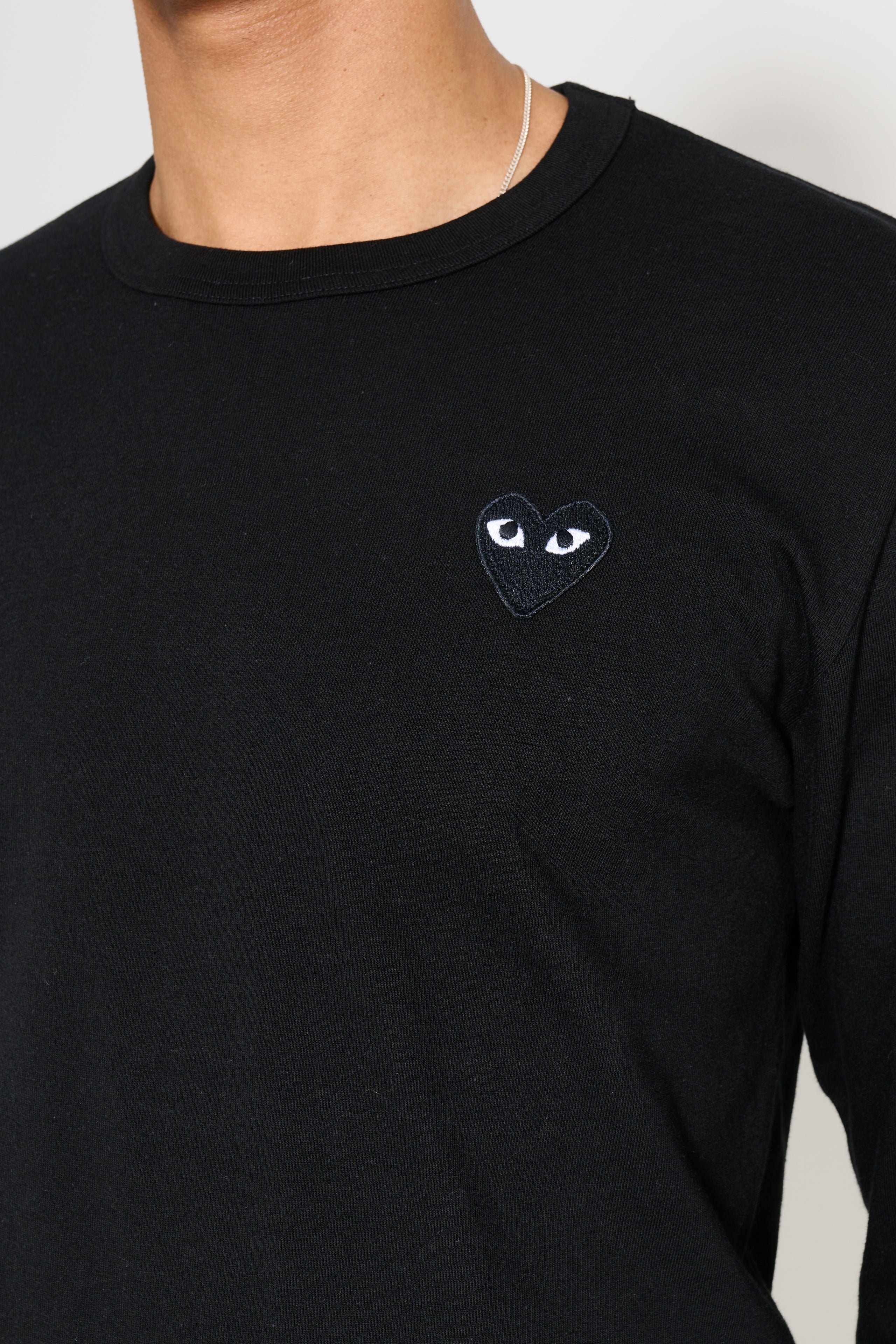 Comme des Garçons Play Small Heart LS T-shirt Black