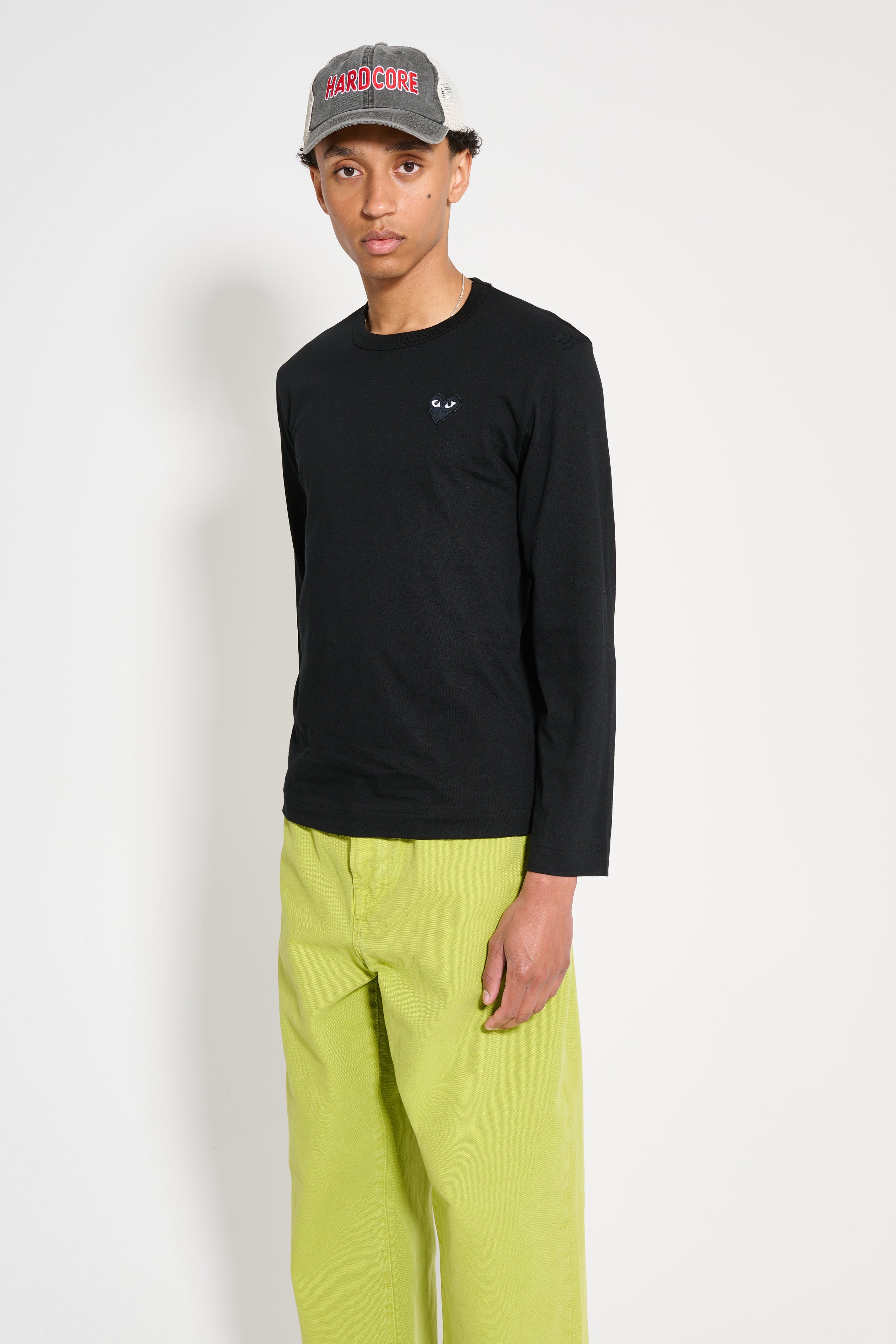 Comme des Garçons Play Small Heart LS T-shirt Black