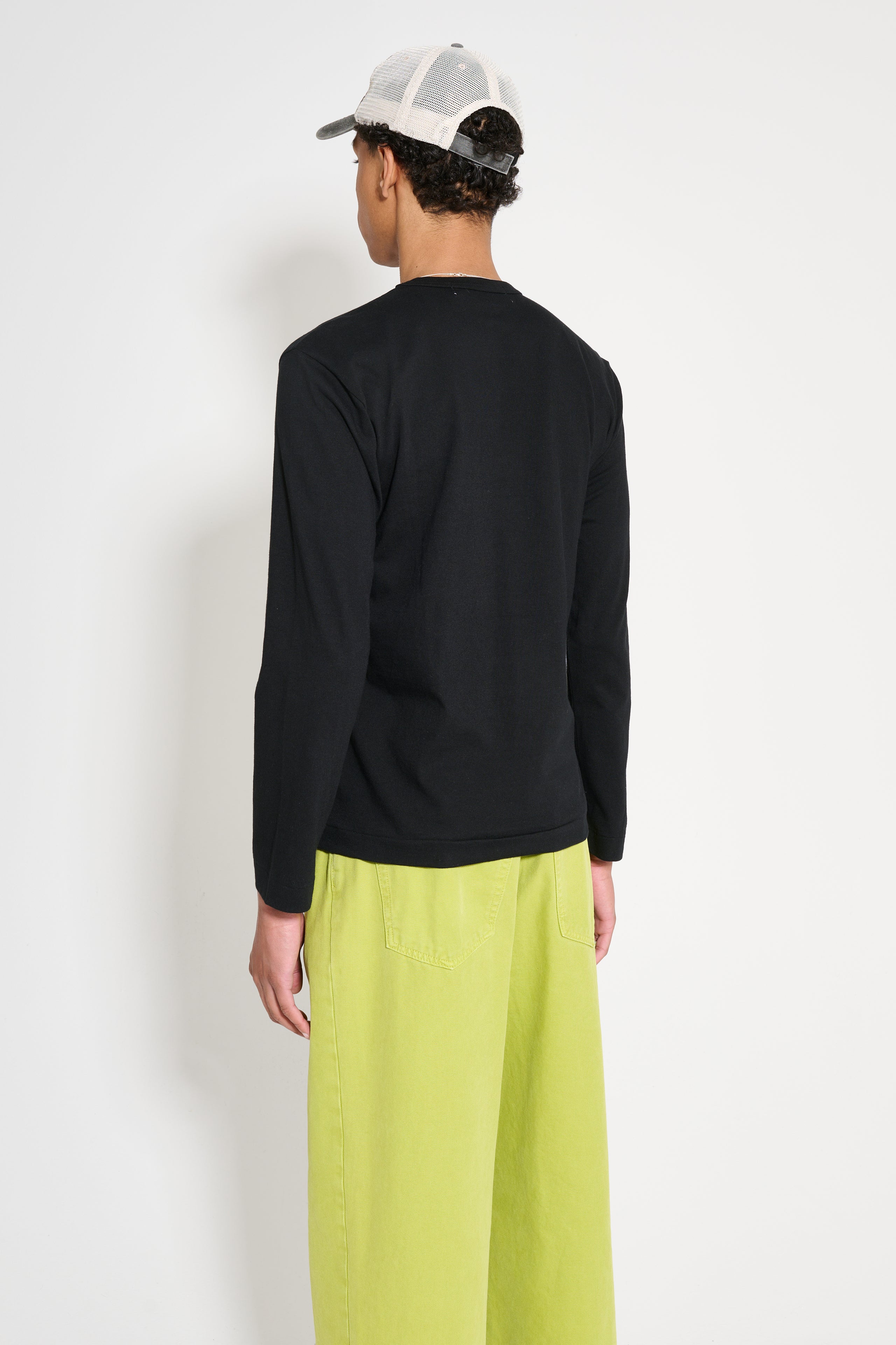 Comme des Garçons Play Small Heart LS T-shirt Black