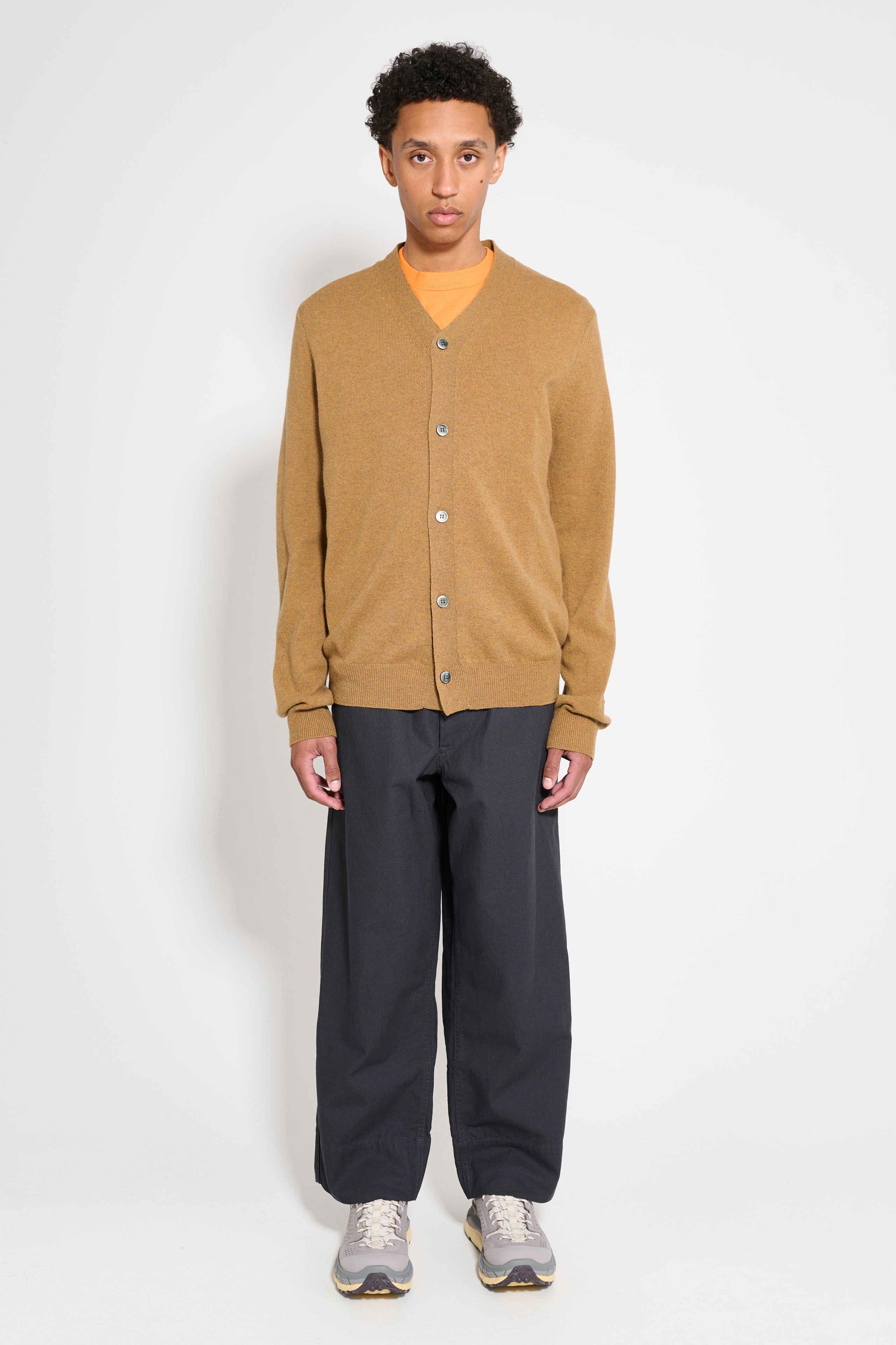 Comme des Garçons Play Knit Cardigan Camel