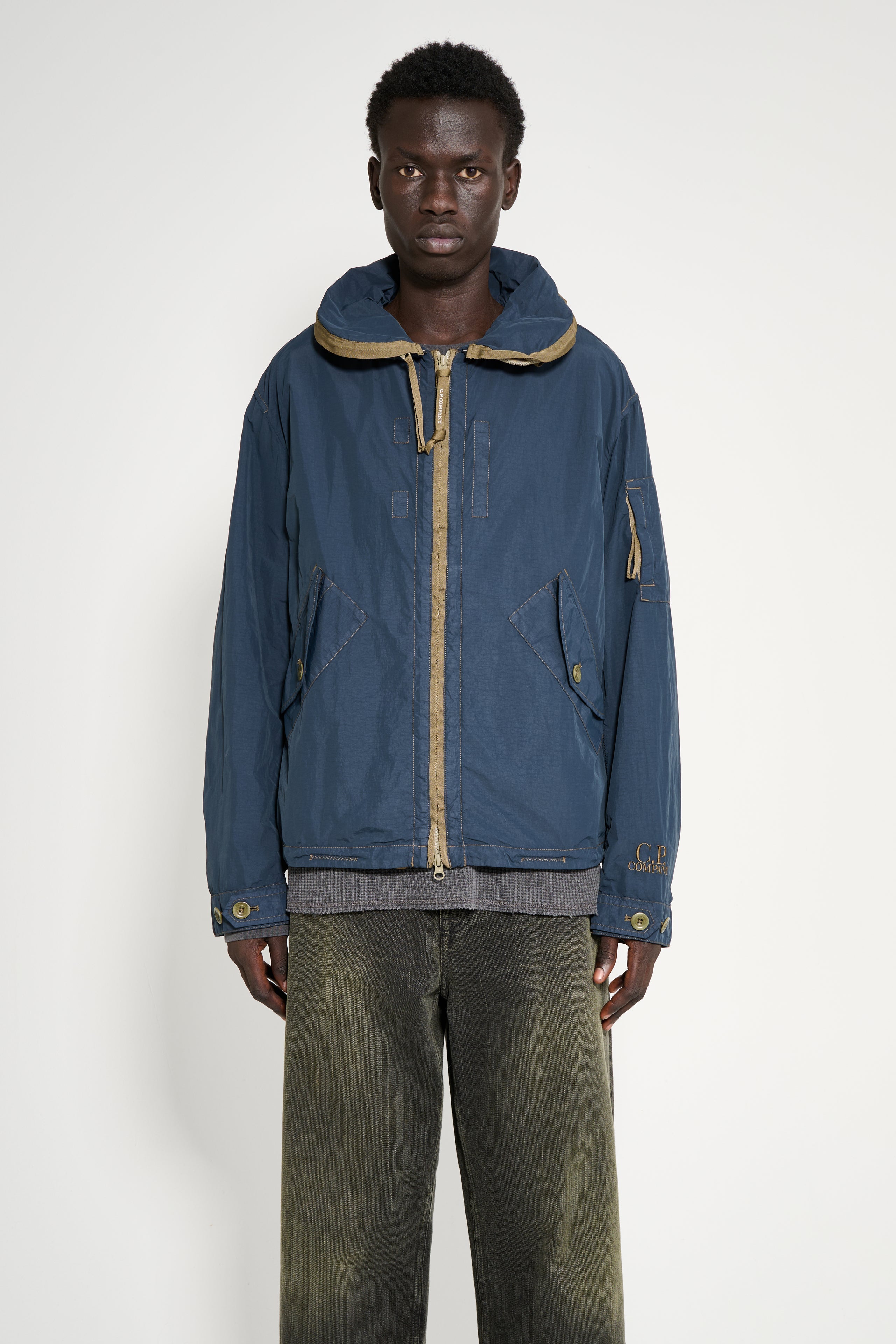 C.P. Company Hooded Jacket India Ink