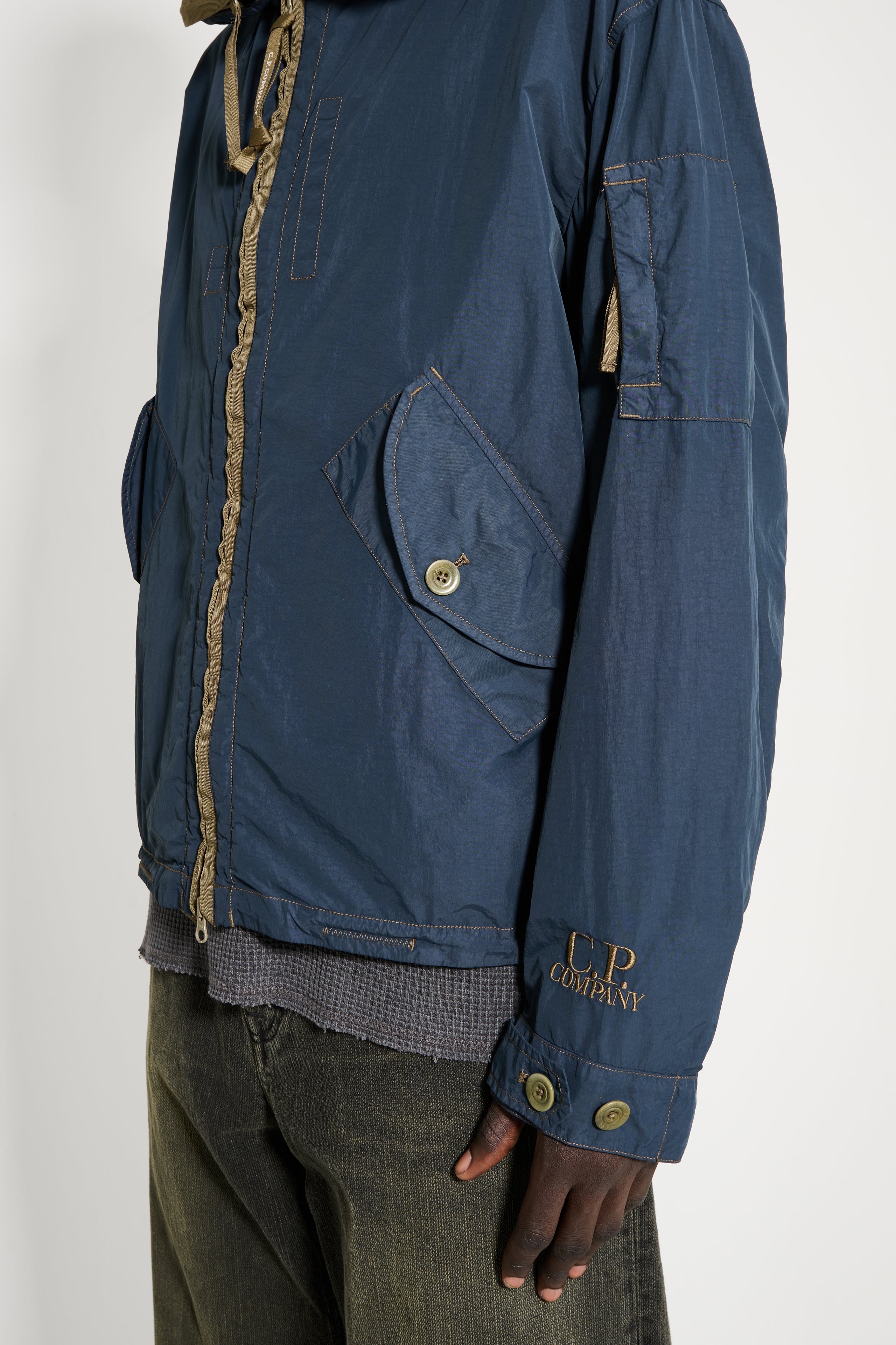 C.P. Company Hooded Jacket India Ink