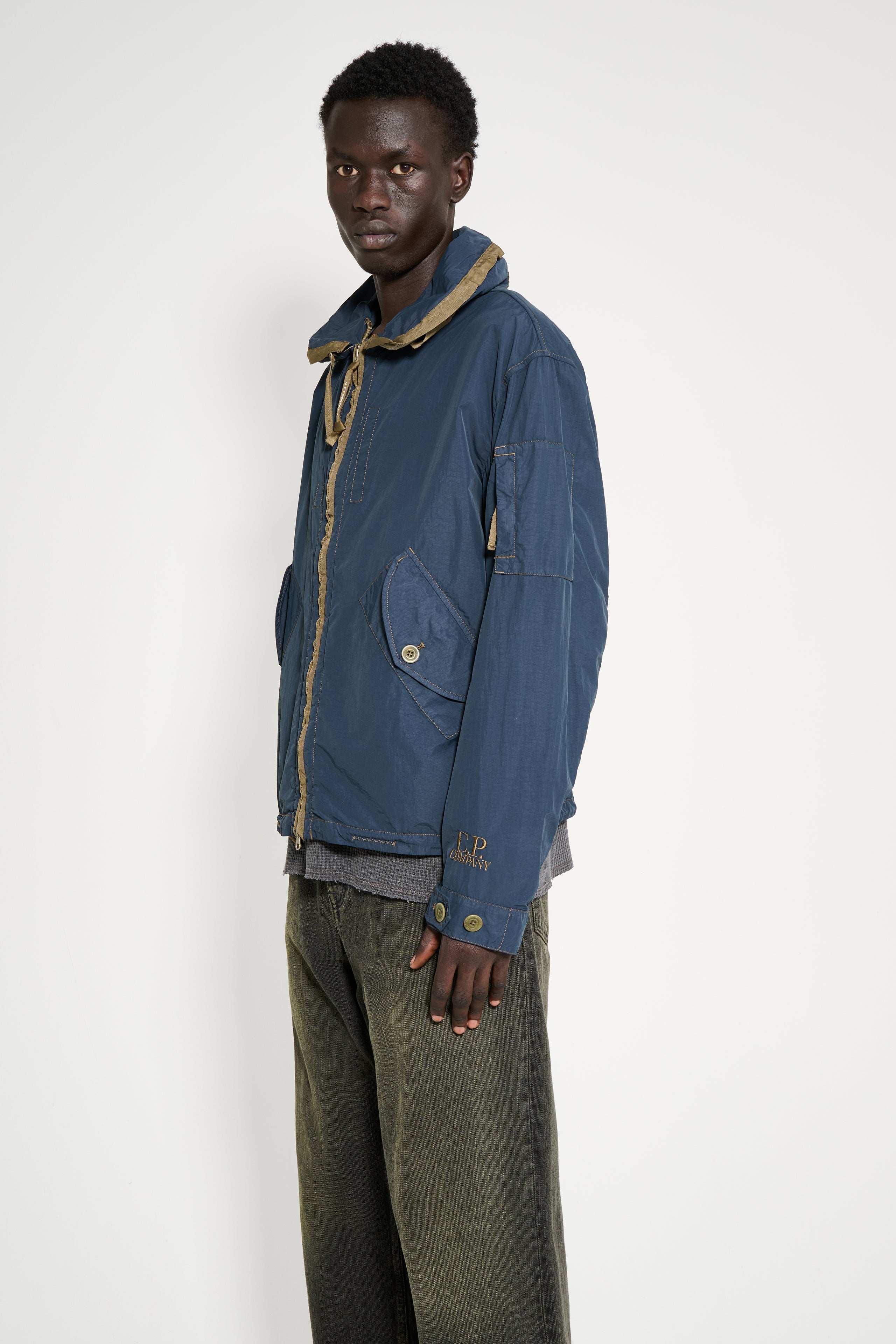 C.P. Company Hooded Jacket India Ink