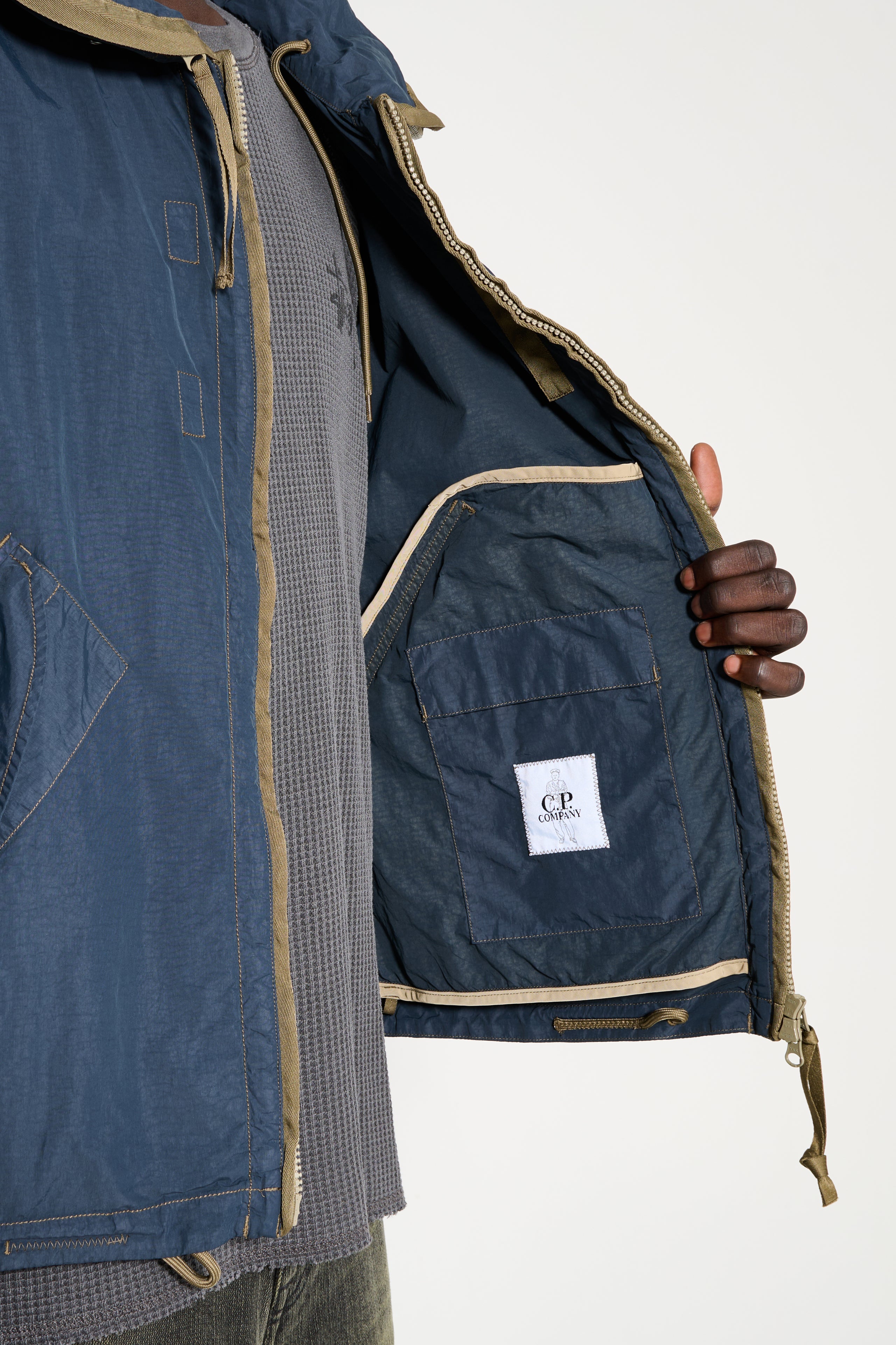 C.P. Company Hooded Jacket India Ink