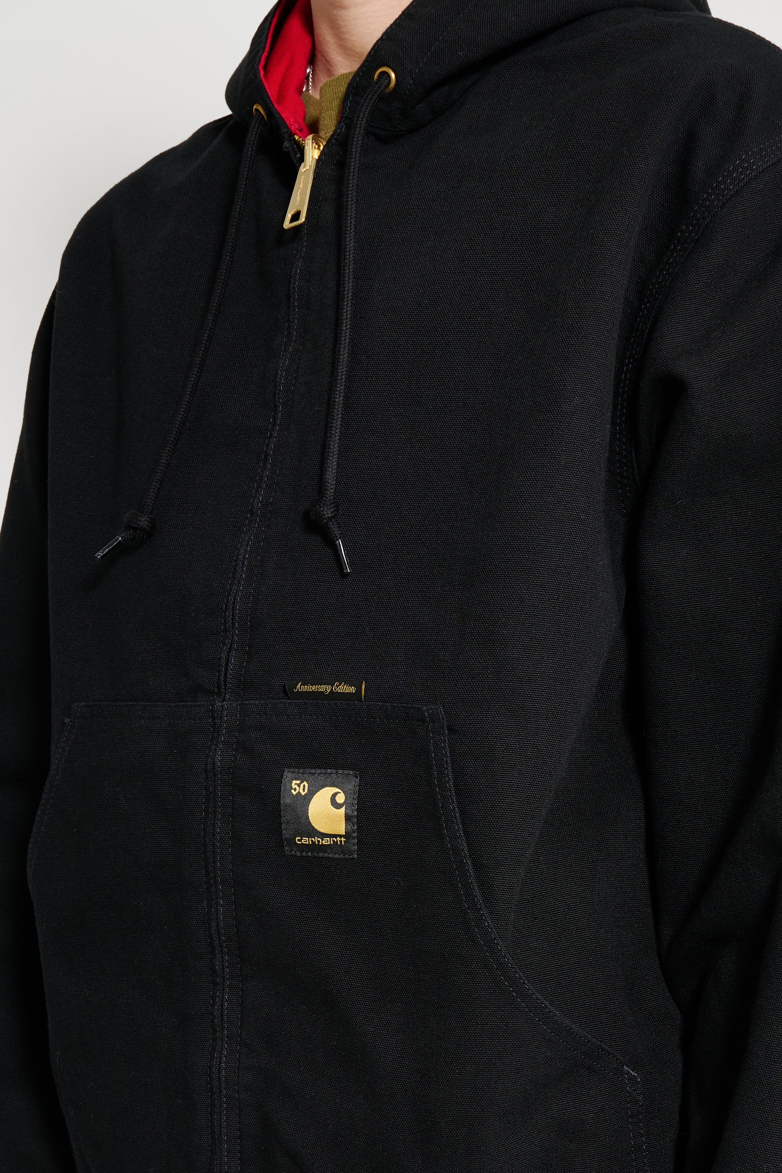 Carhartt WIP 50th Anniversary OG Active Jacket Canvas Black / USA Red