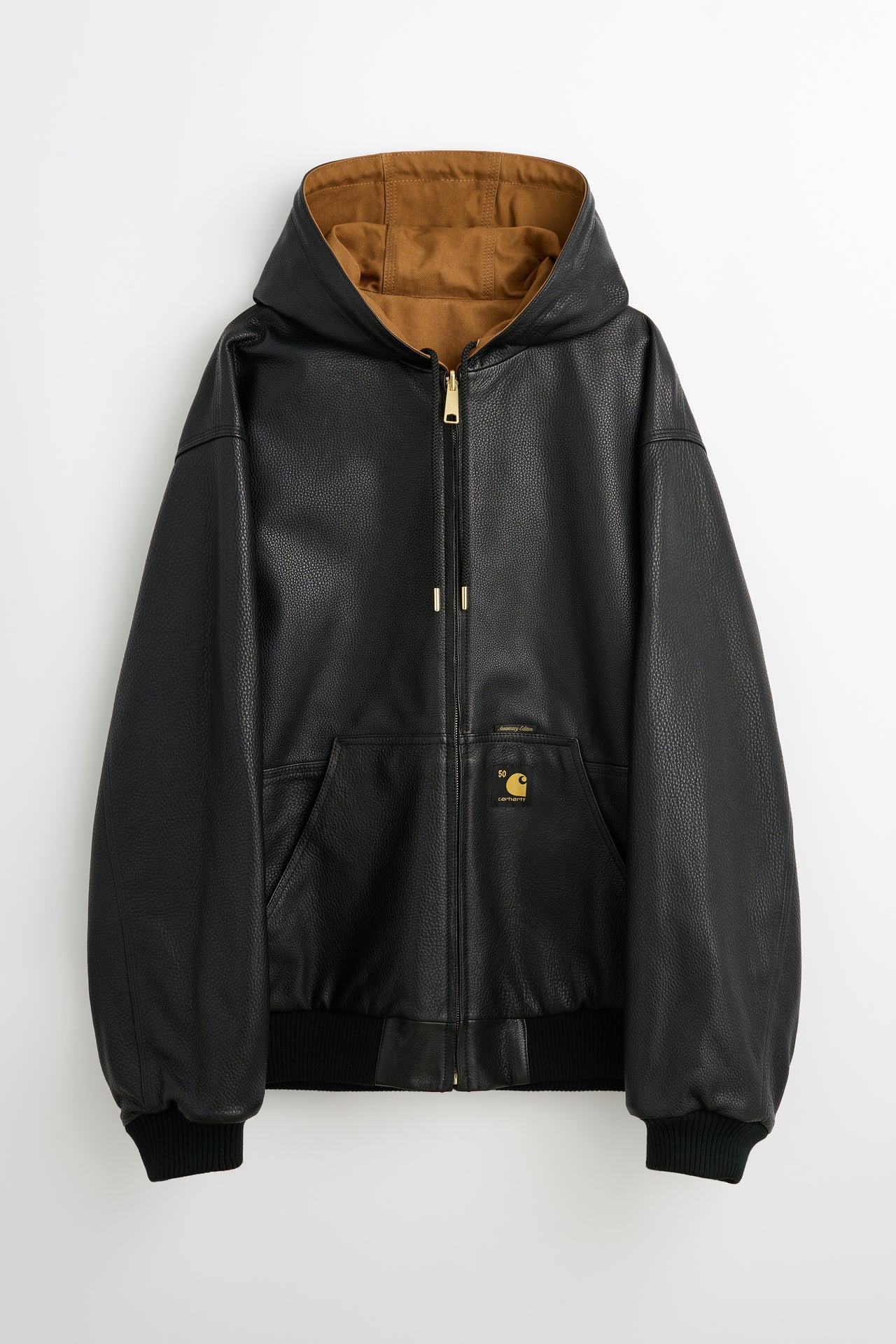 Carhartt WIP 50th Anniversary OG Active Jacket Leather Black / Hamilton Brown