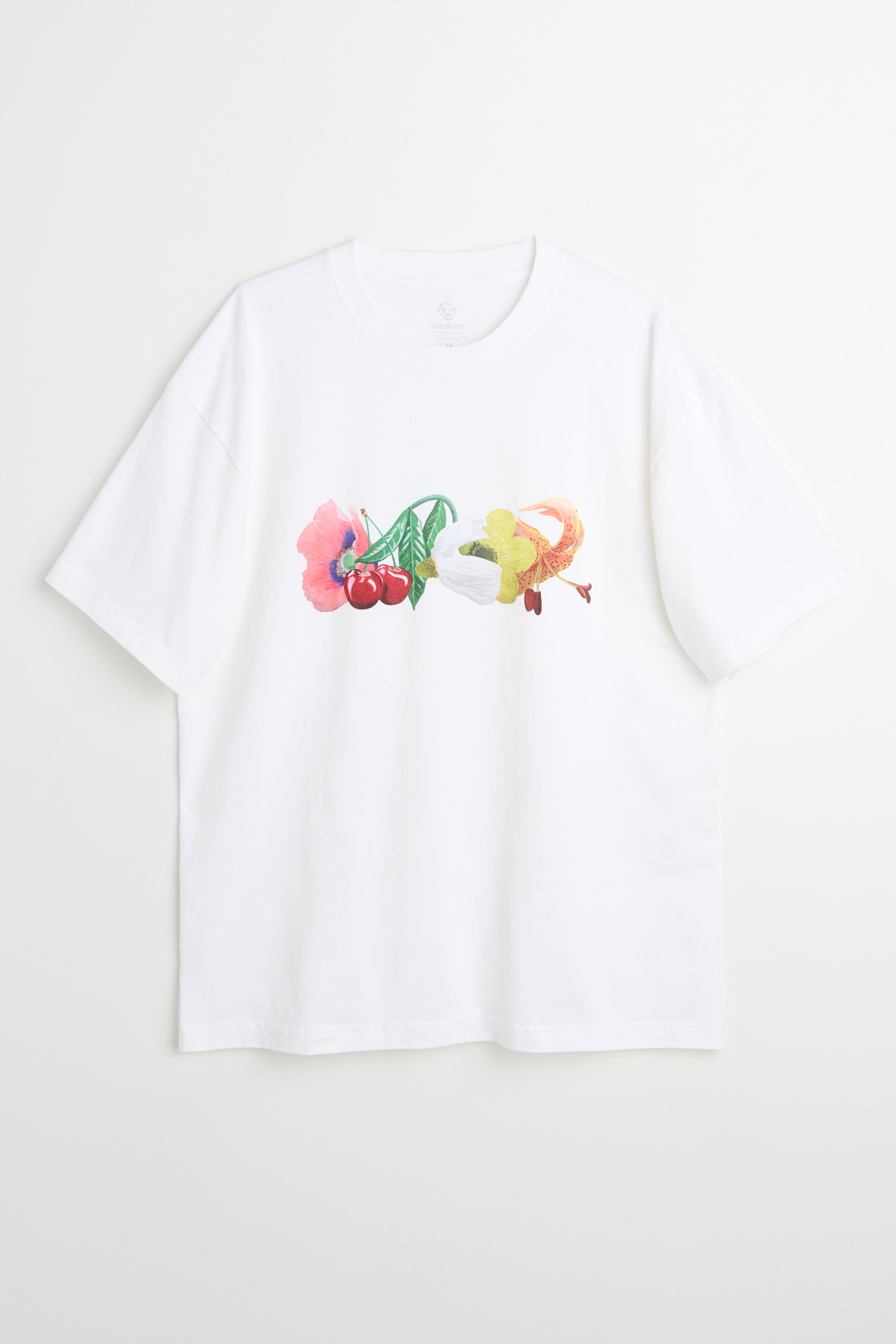 Dancer Glam Flowers Tee White