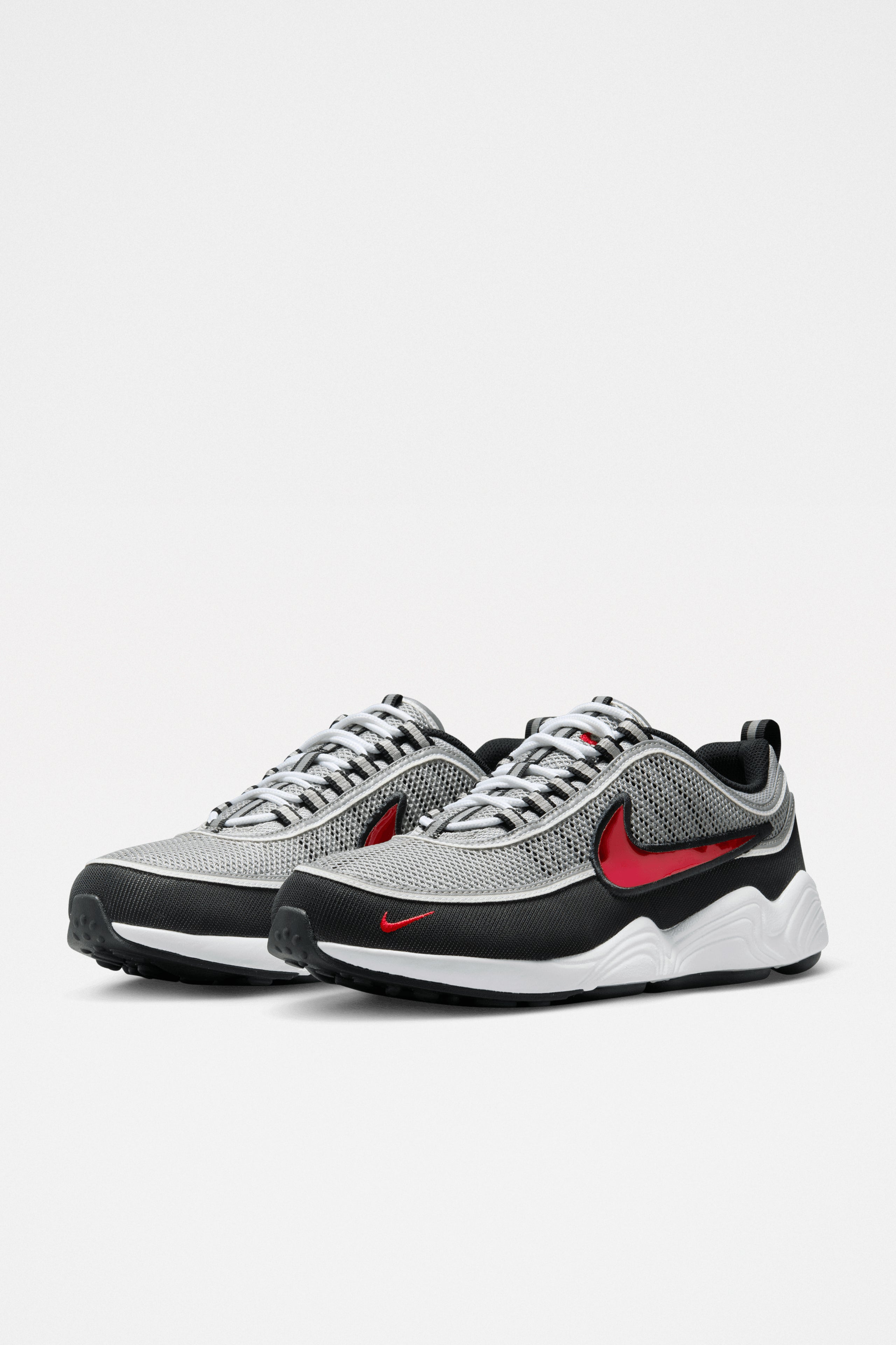 Nike Air Zoom Spiridon SP Metallic Silver / Sport Red