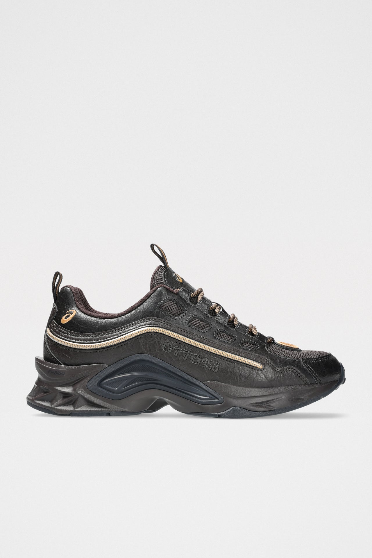 Asics x Otto 958 Protoblast-CMLVIII Dark Brown / Pure Gold